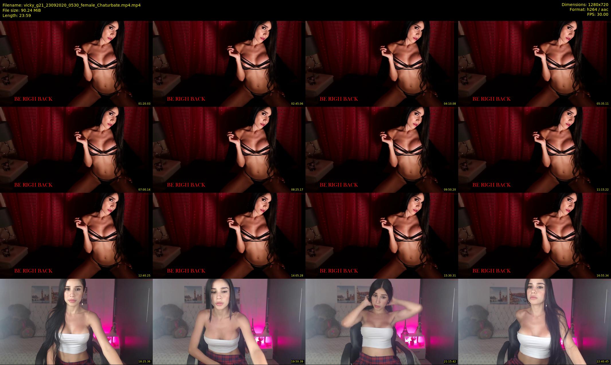 vicky_g21 — 24 minute Chaturbate female cam show recording, 720p, Sep 23, 2020