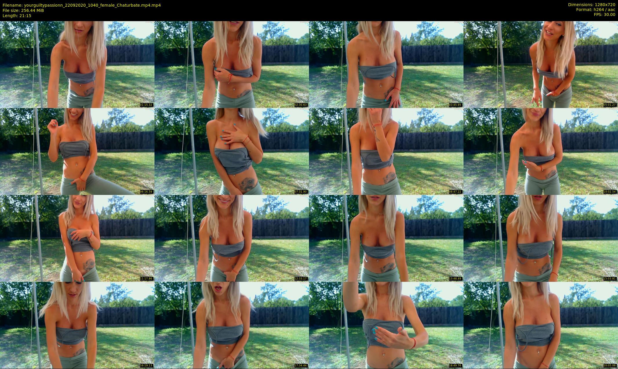 yourguiltypassionn — 22 minute Chaturbate female cam show recording, 720p, Sep 22, 2020