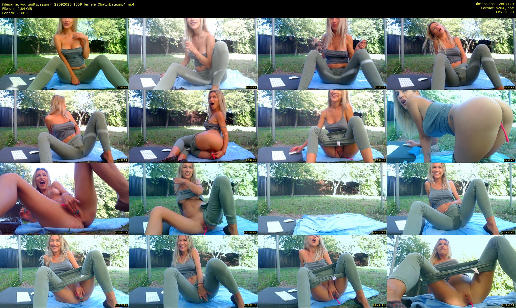 yourguiltypassionn — 121 minute Chaturbate female cam show recording, 720p, Sep 22, 2020