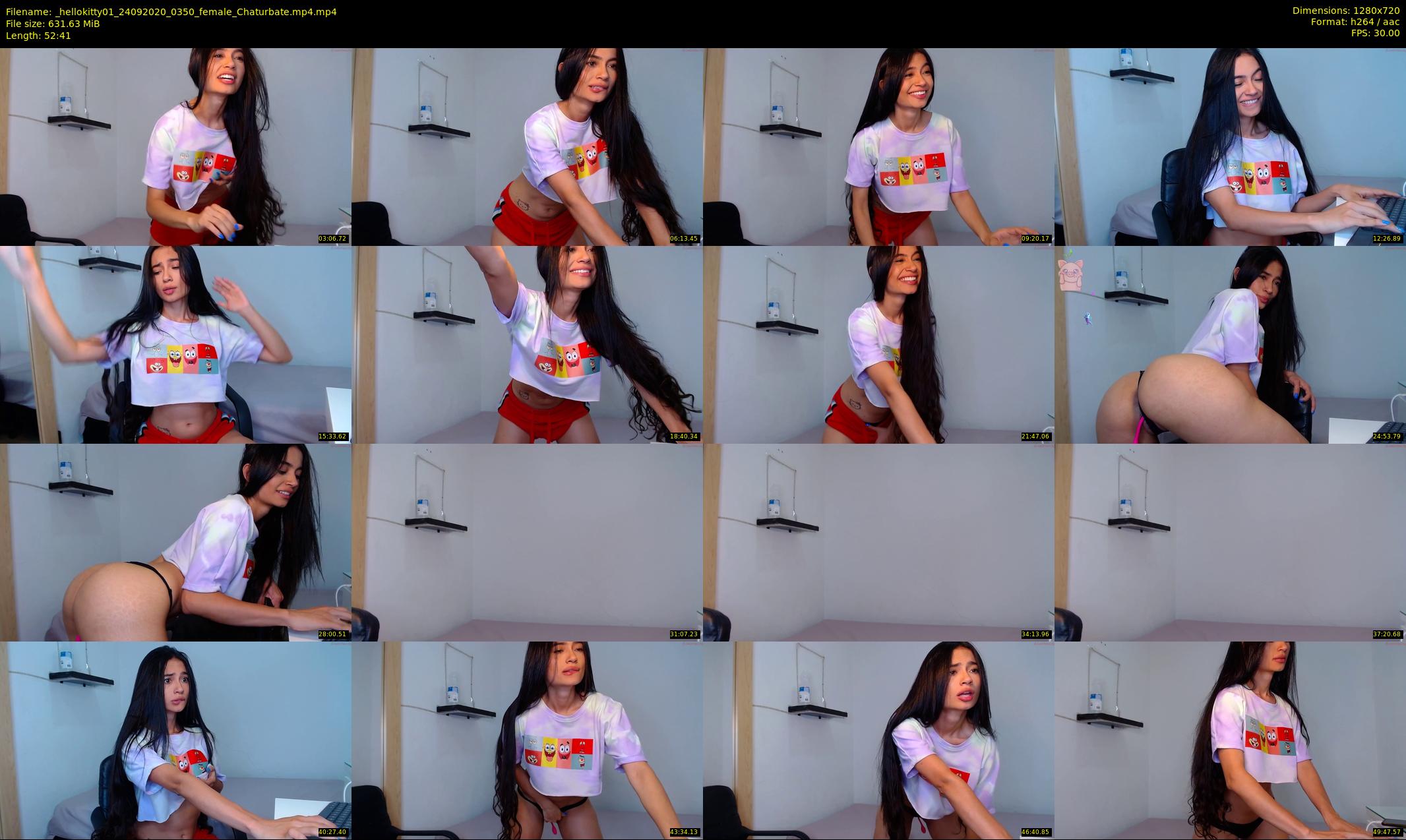 _hellokitty01 — 53 minute Chaturbate female cam show recording, 720p, Sep 24, 2020