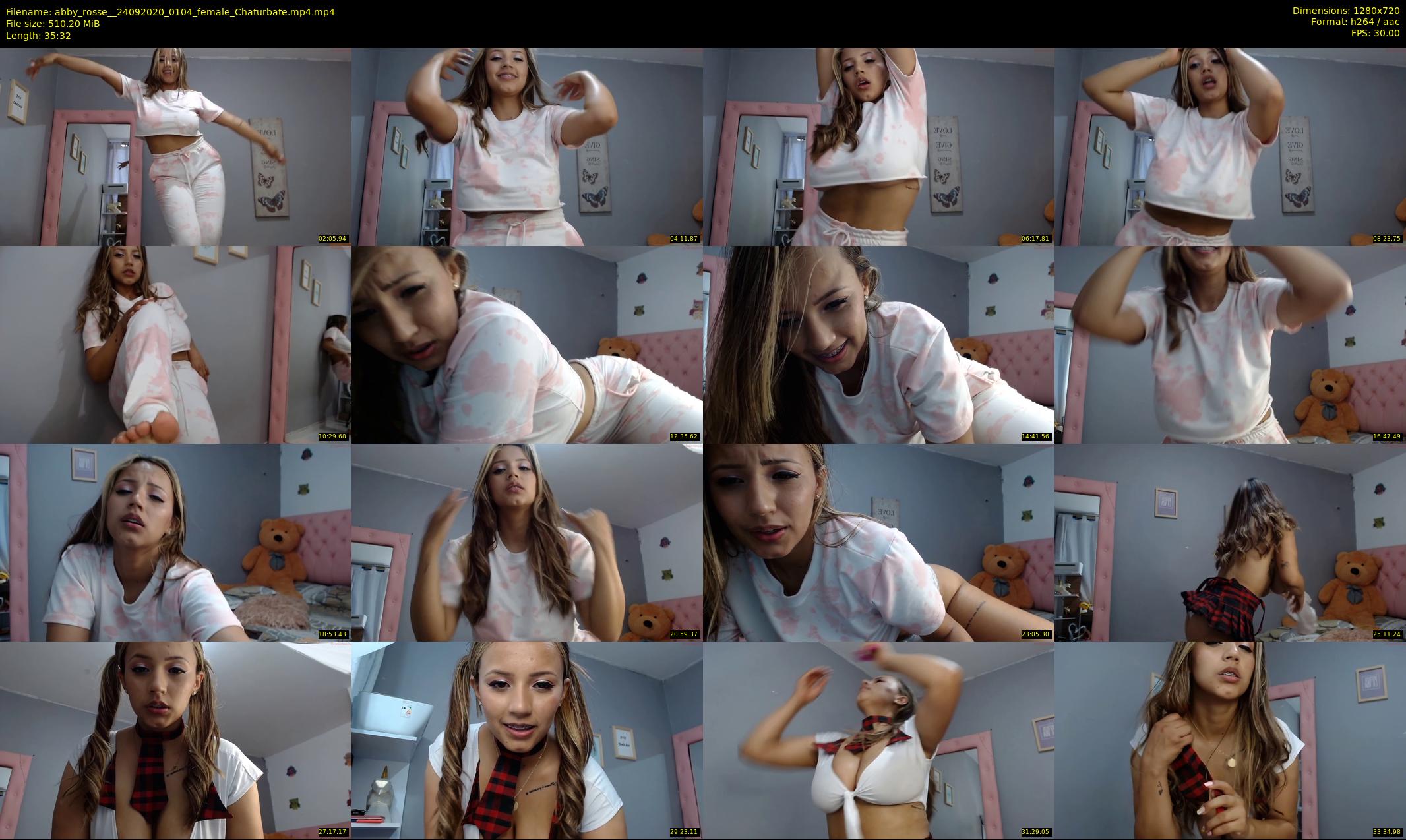 abby_rosse_ — 36 minute Chaturbate female cam show recording, 720p, Sep 24, 2020
