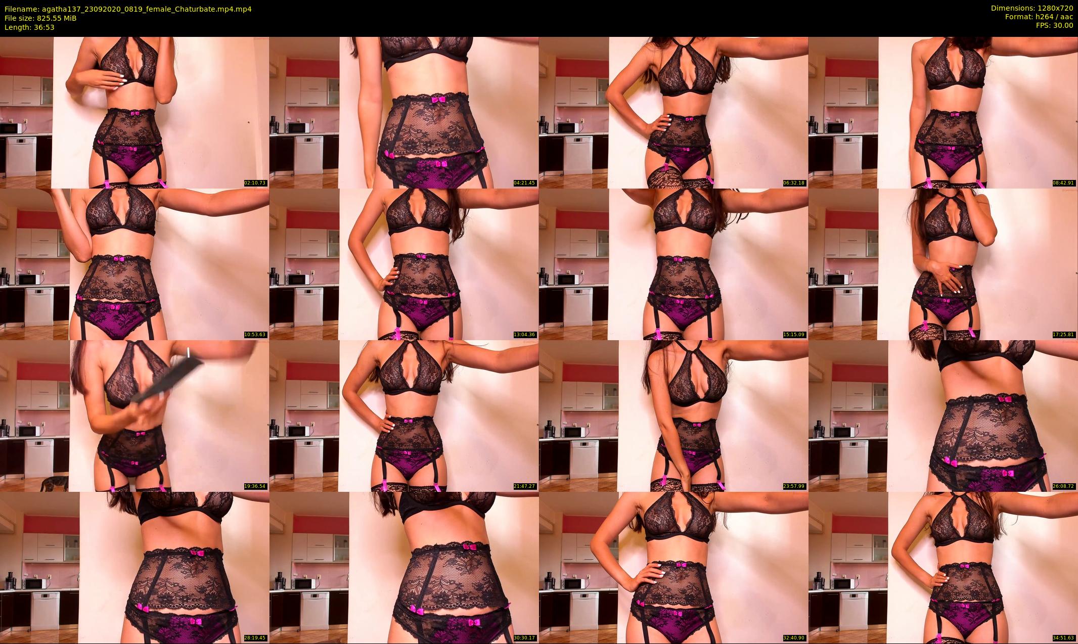 agatha137 — 37 minute Chaturbate female cam show recording, 720p, Sep 23, 2020