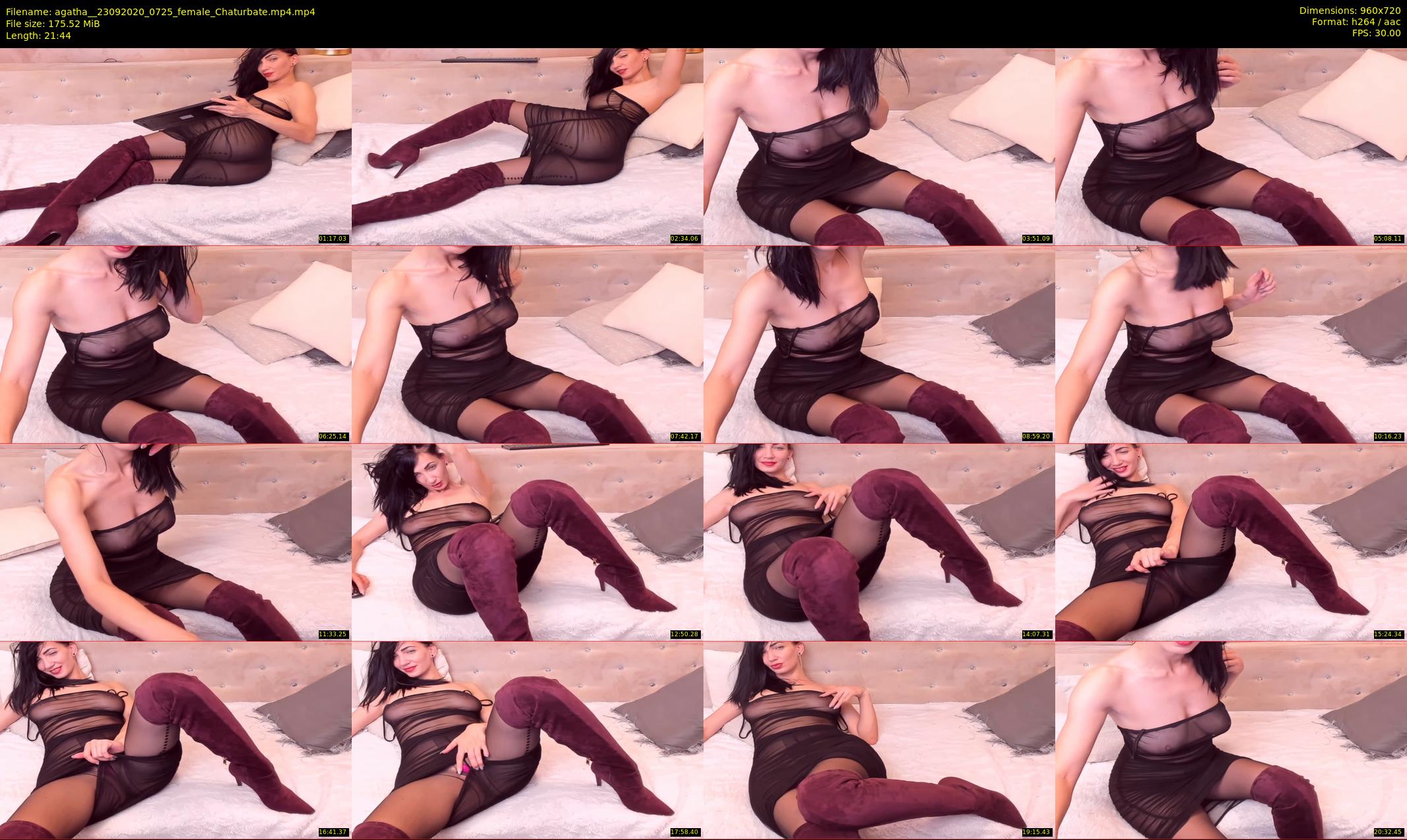 agatha_ — 22 minute Chaturbate female cam show recording, 720p, Sep 23, 2020