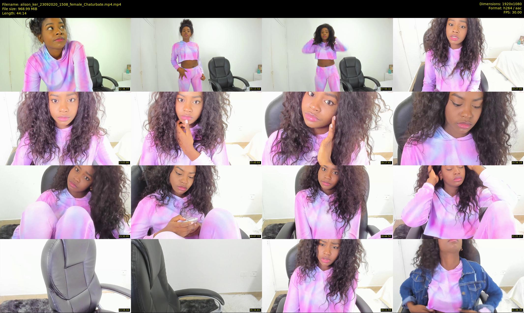 alison_ker — 45 minute Chaturbate female cam show recording, 1080p, Sep 23, 2020