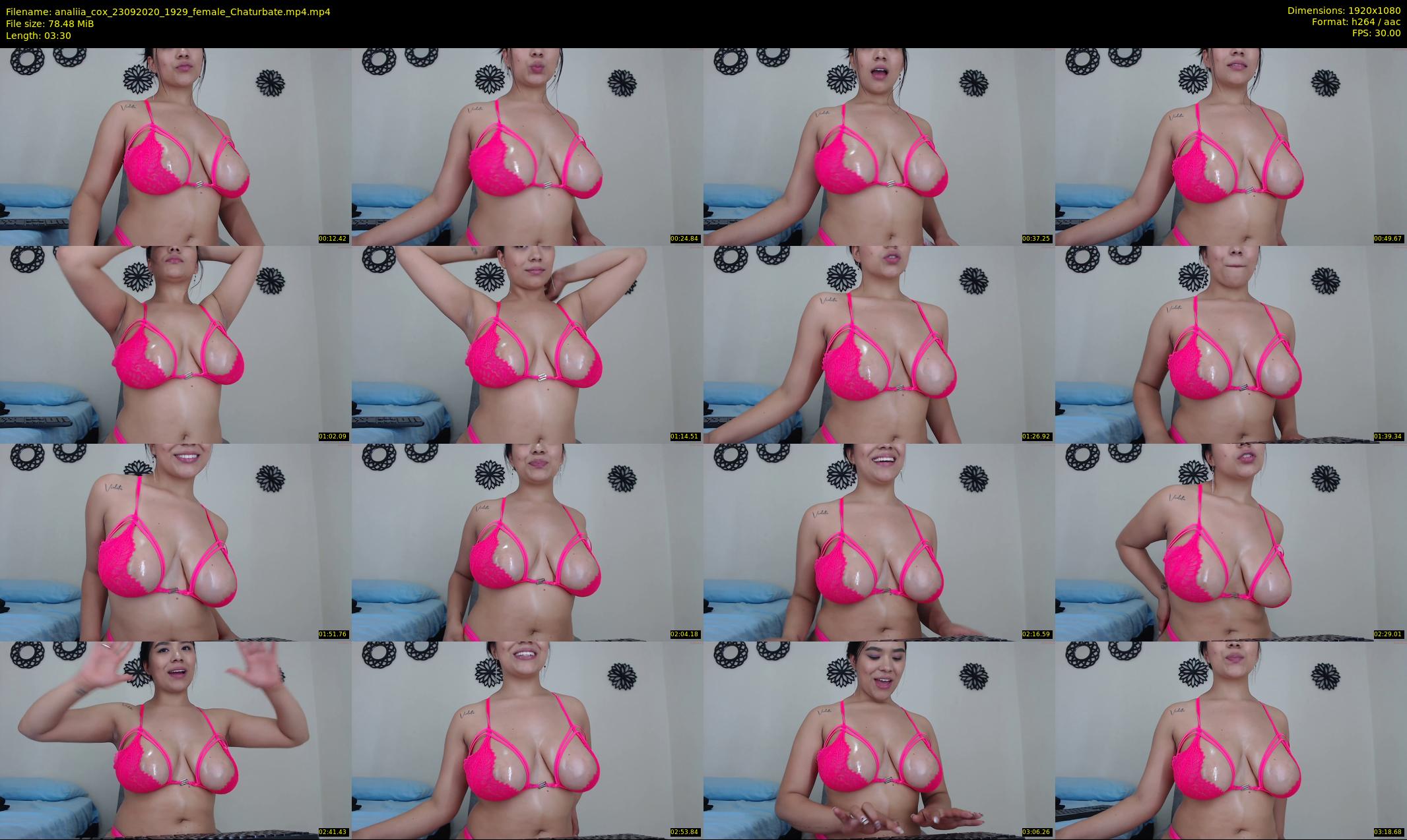 analiia_cox — 4 minute Chaturbate female cam show recording, 1080p, Sep 23, 2020