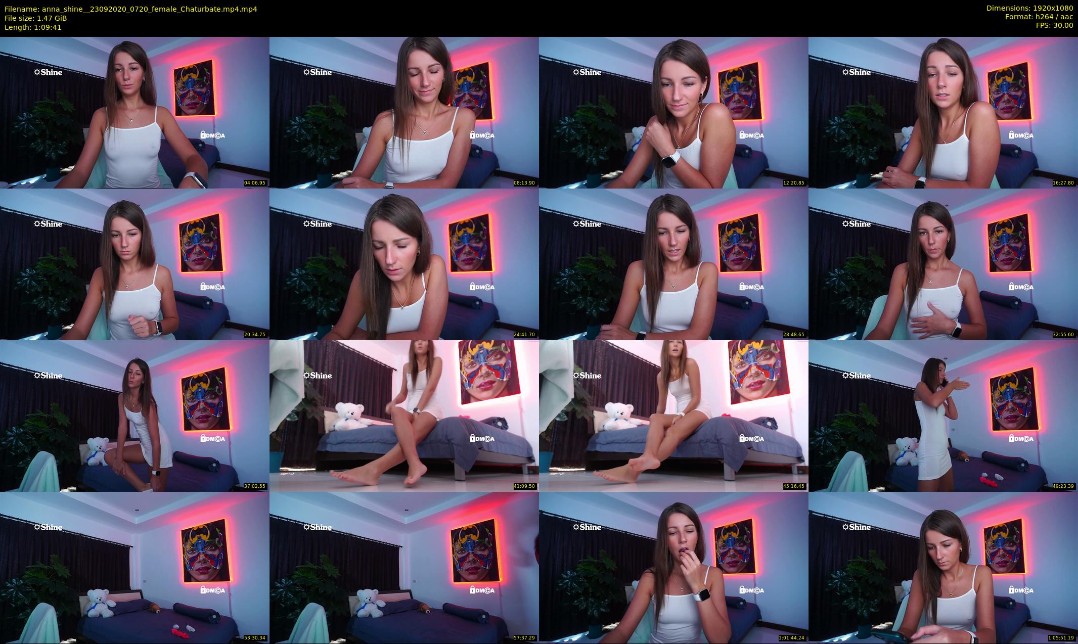 anna_shine_ — 70 minute Chaturbate female cam show recording, 1080p, Sep 23, 2020