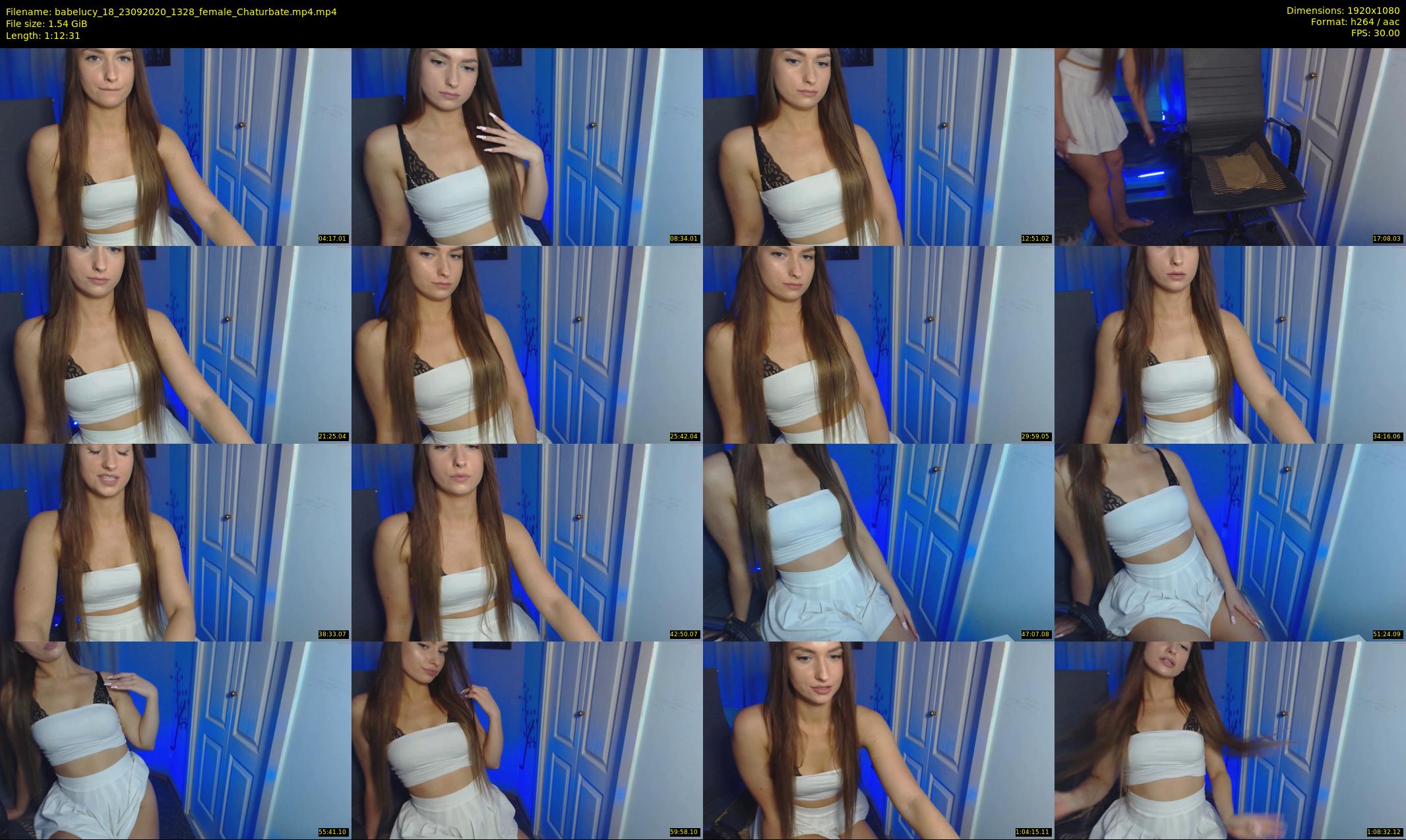 babelucy_18 — 73 minute Chaturbate female cam show recording, 1080p, Sep 23, 2020