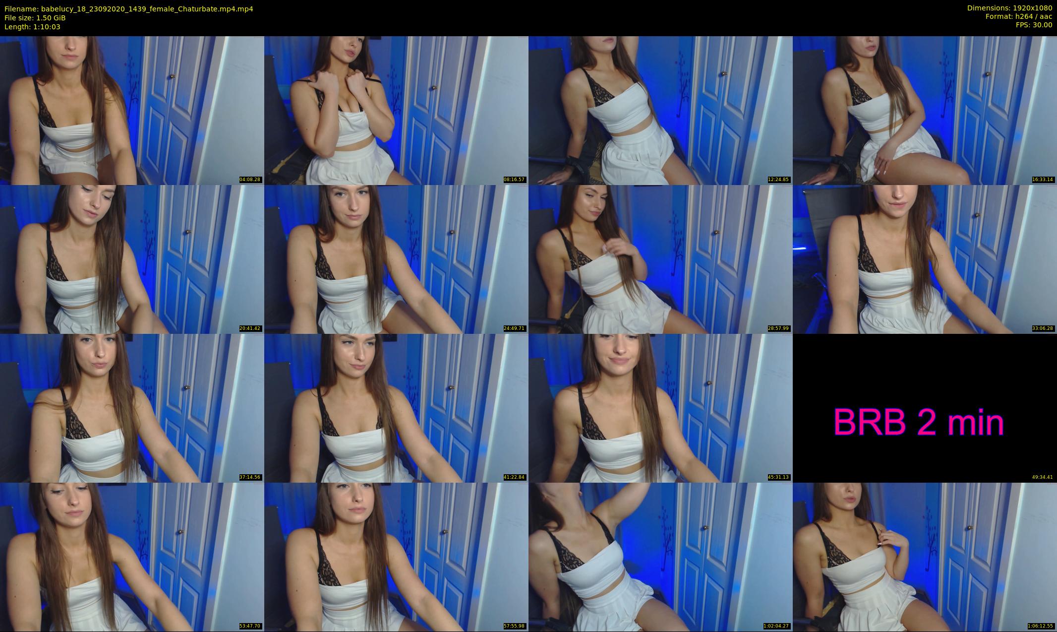 babelucy_18 — 71 minute Chaturbate female cam show recording, 1080p, Sep 23, 2020