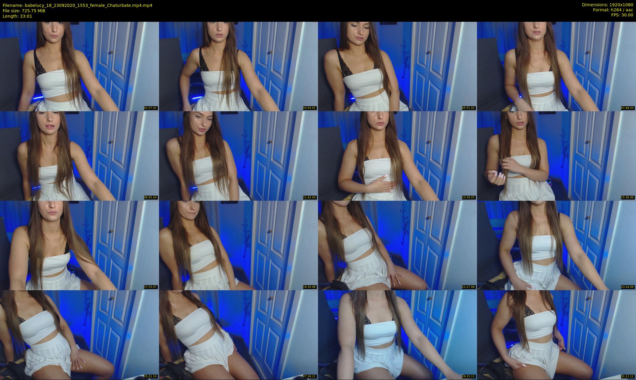 babelucy_18 — 34 minute Chaturbate female cam show recording, 1080p, Sep 23, 2020