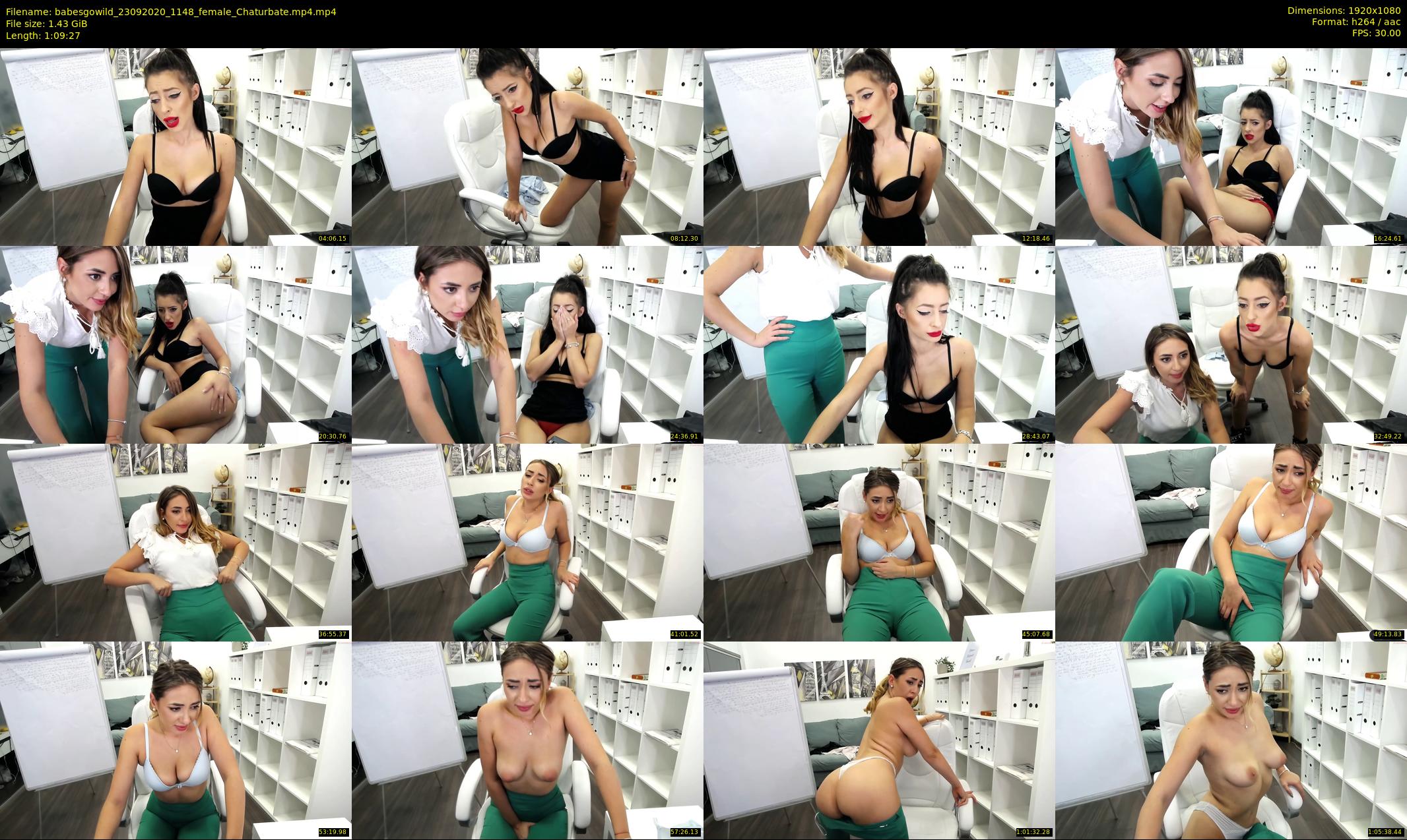 babesgowild — 70 minute Chaturbate couple cam show recording, 1080p, Sep 23, 2020