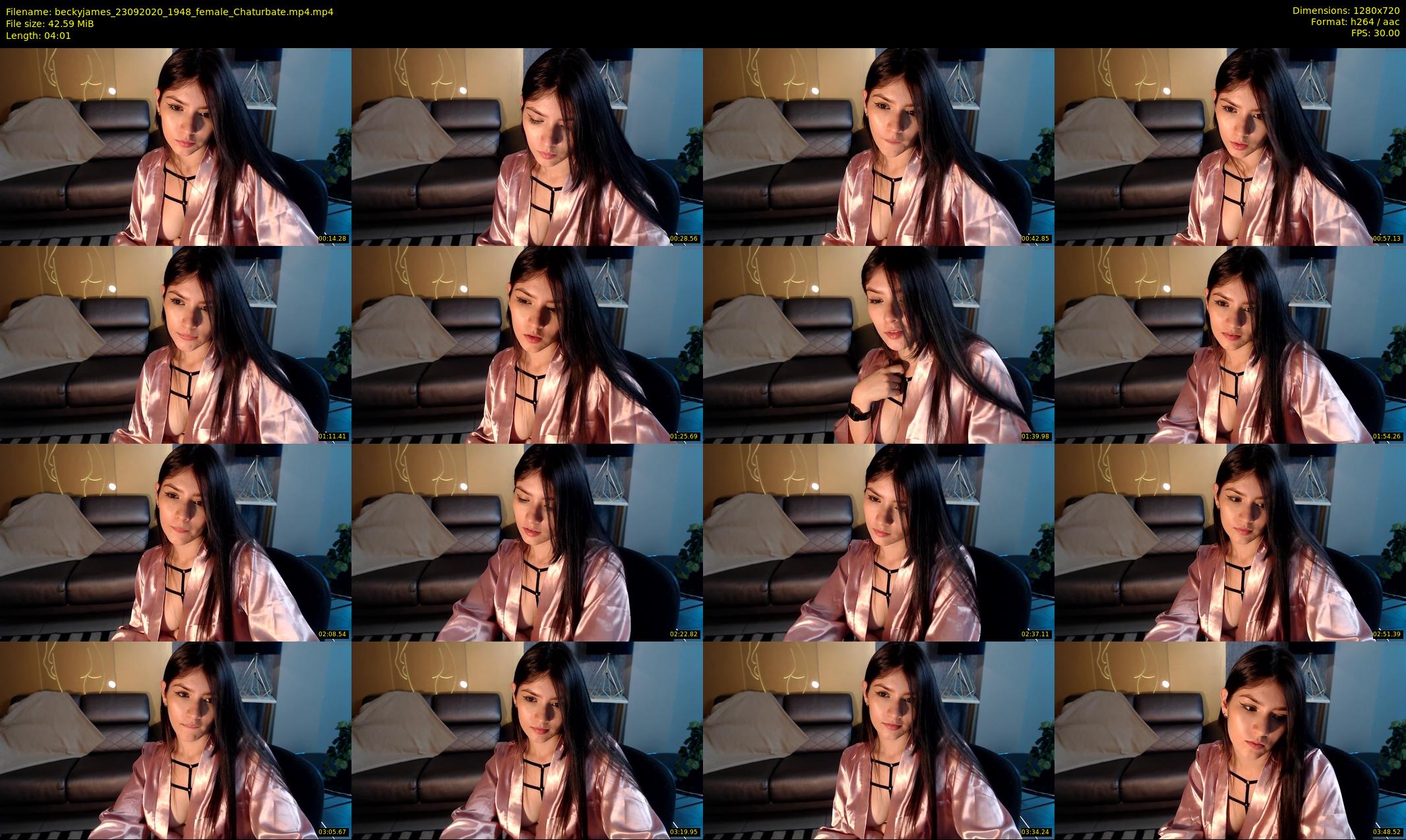 beckyjames — 5 minute Chaturbate female cam show recording, 720p, Sep 23, 2020