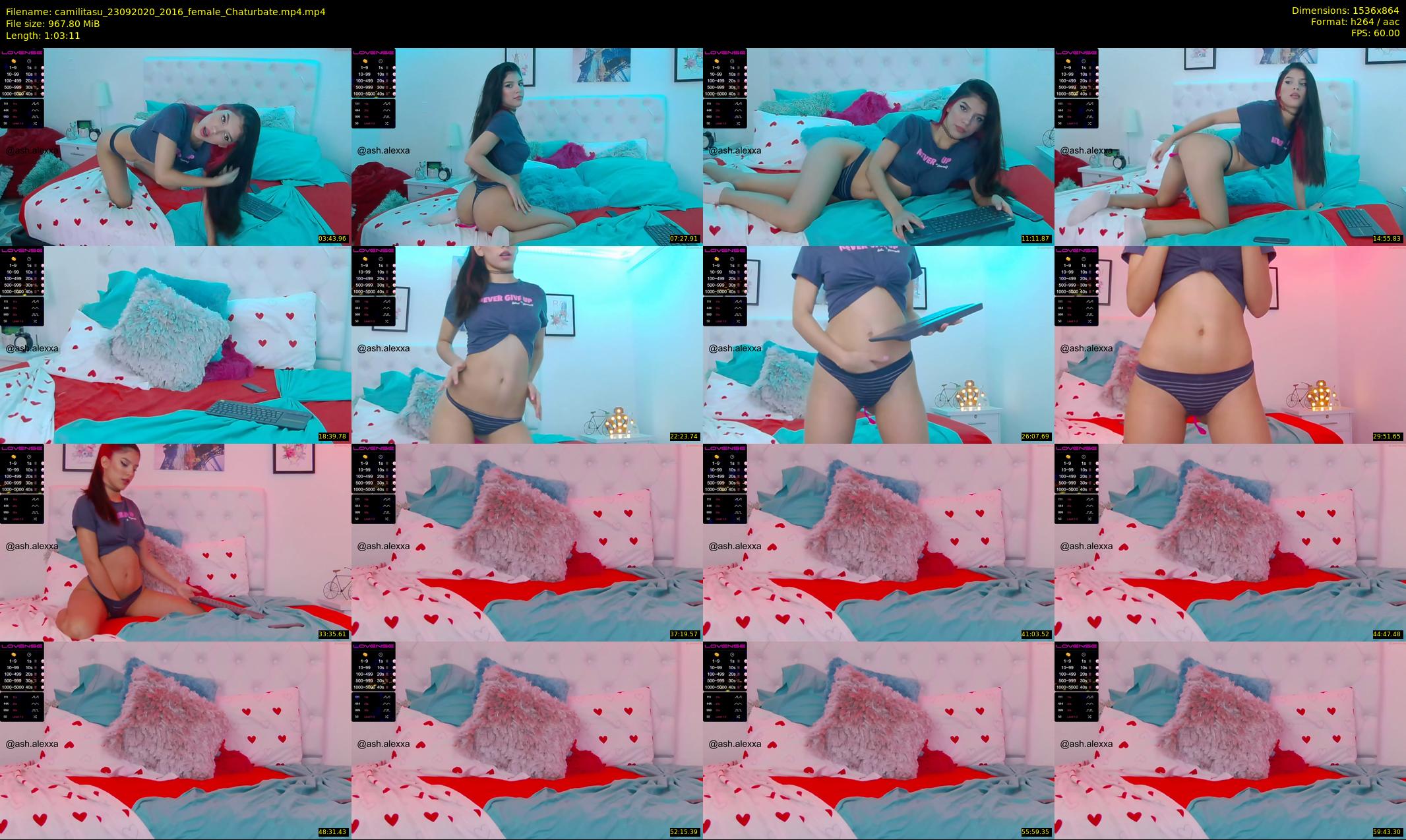 camilitasu — 64 minute Chaturbate female cam show recording, 720p, Sep 23, 2020