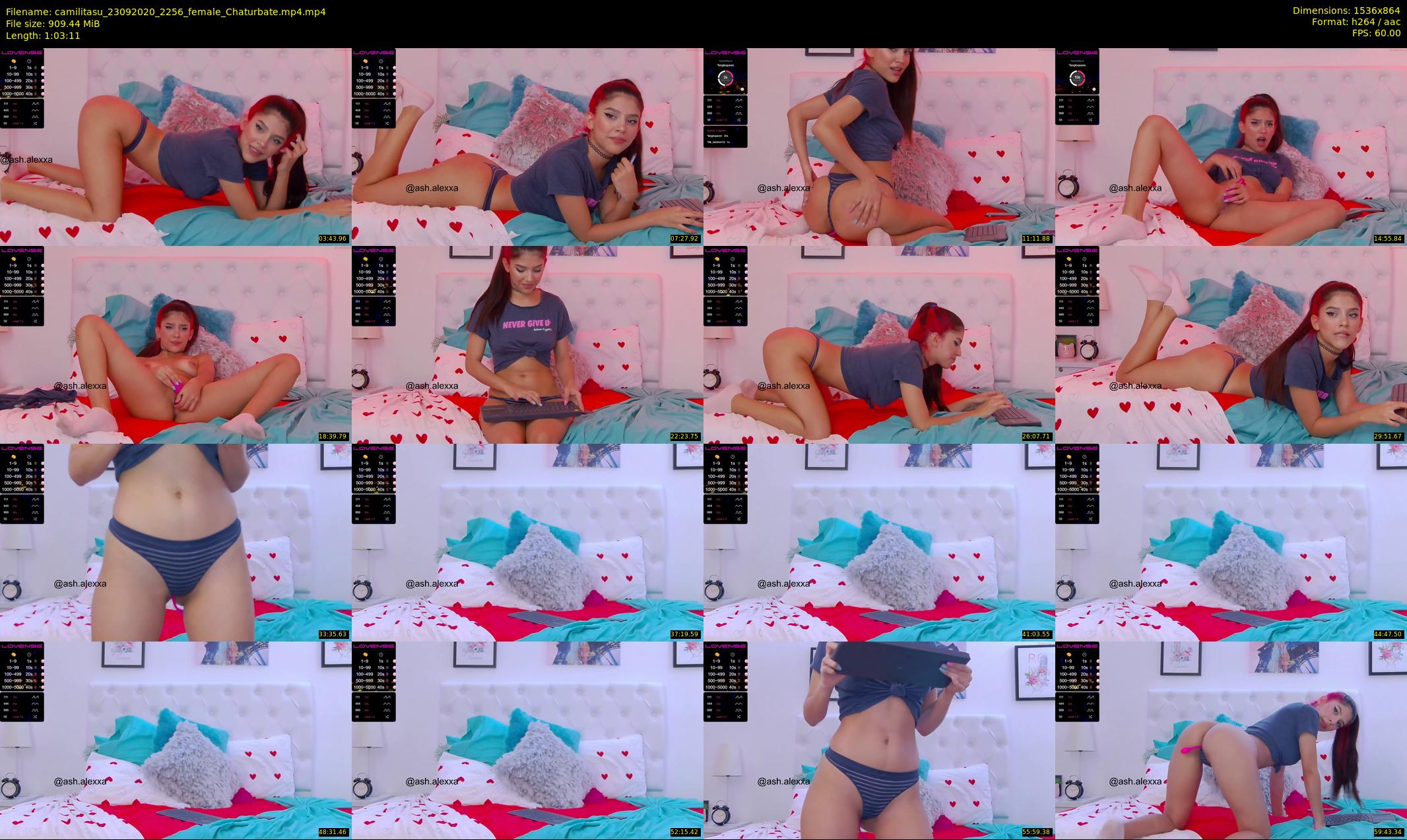 camilitasu — 64 minute Chaturbate female cam show recording, 720p, Sep 23, 2020