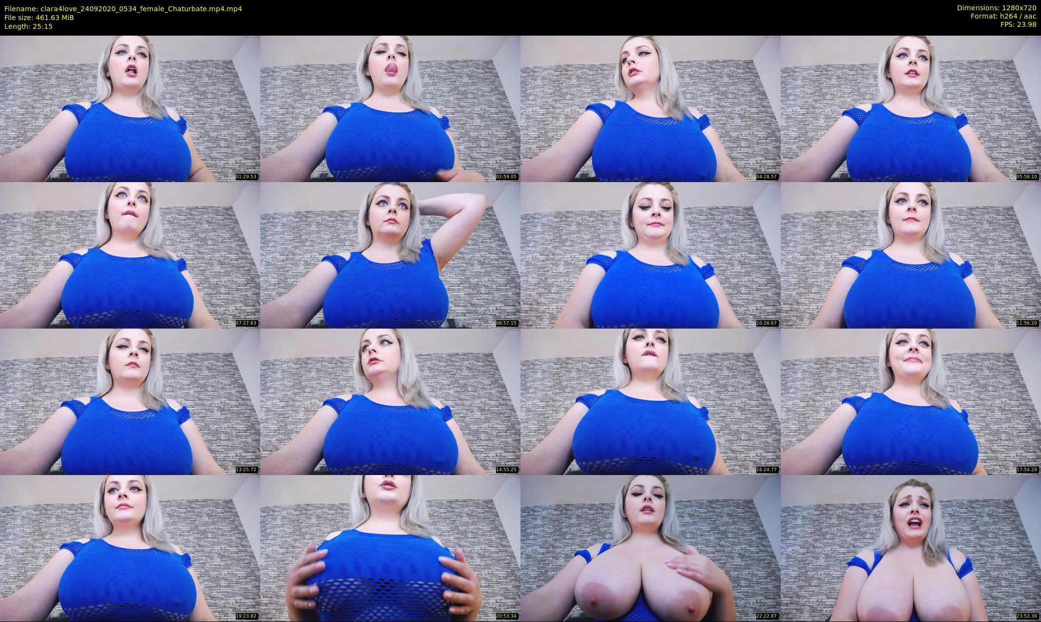 clara4love — 26 minute Chaturbate female cam show recording, 720p, Sep 24, 2020