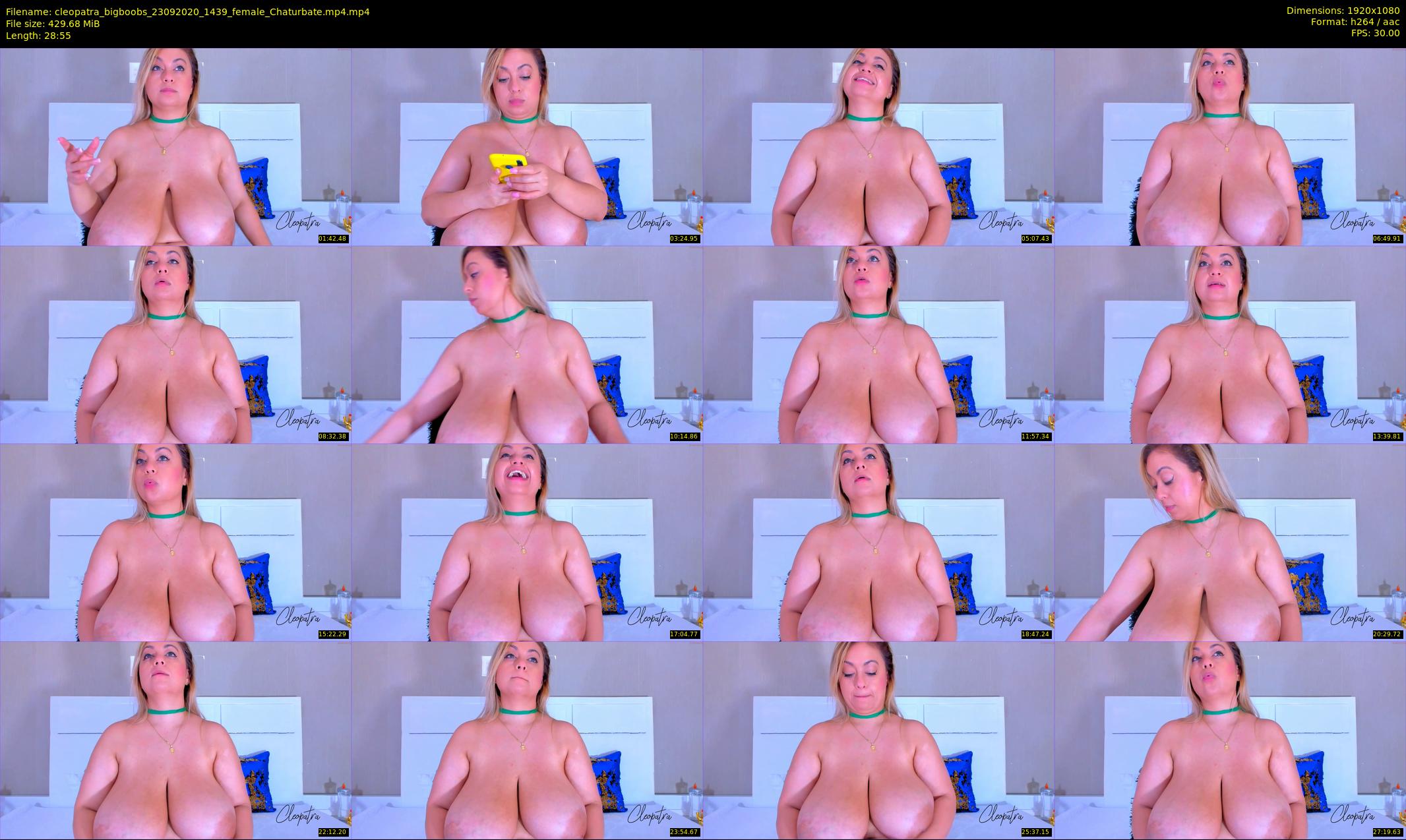 cleopatra_bigboobs — 29 minute Chaturbate female cam show recording, 1080p, Sep 23, 2020