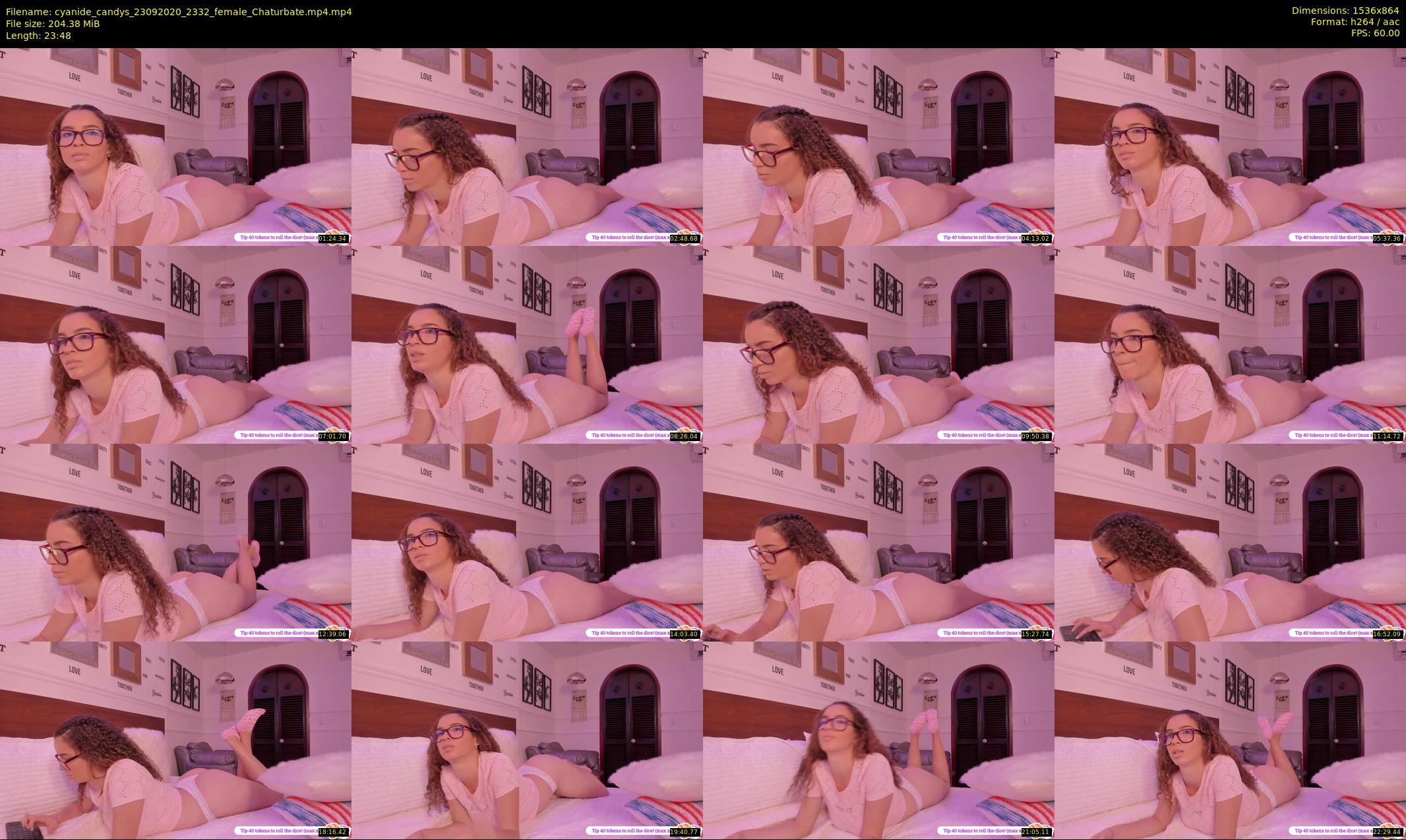 cyanide_candys — 24 minute Chaturbate female cam show recording, 720p, Sep 23, 2020