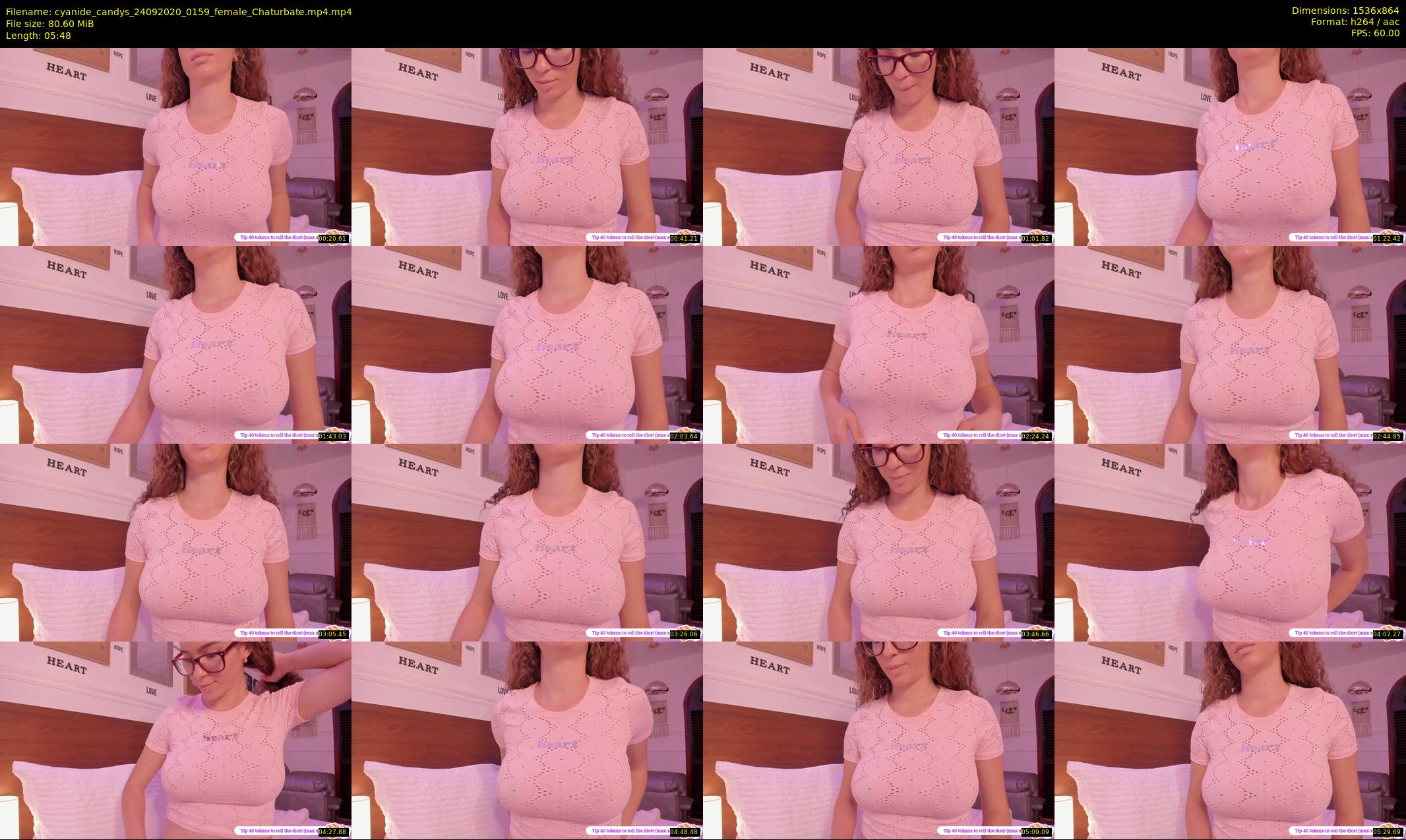 cyanide_candys — 6 minute Chaturbate female cam show recording, 720p, Sep 24, 2020