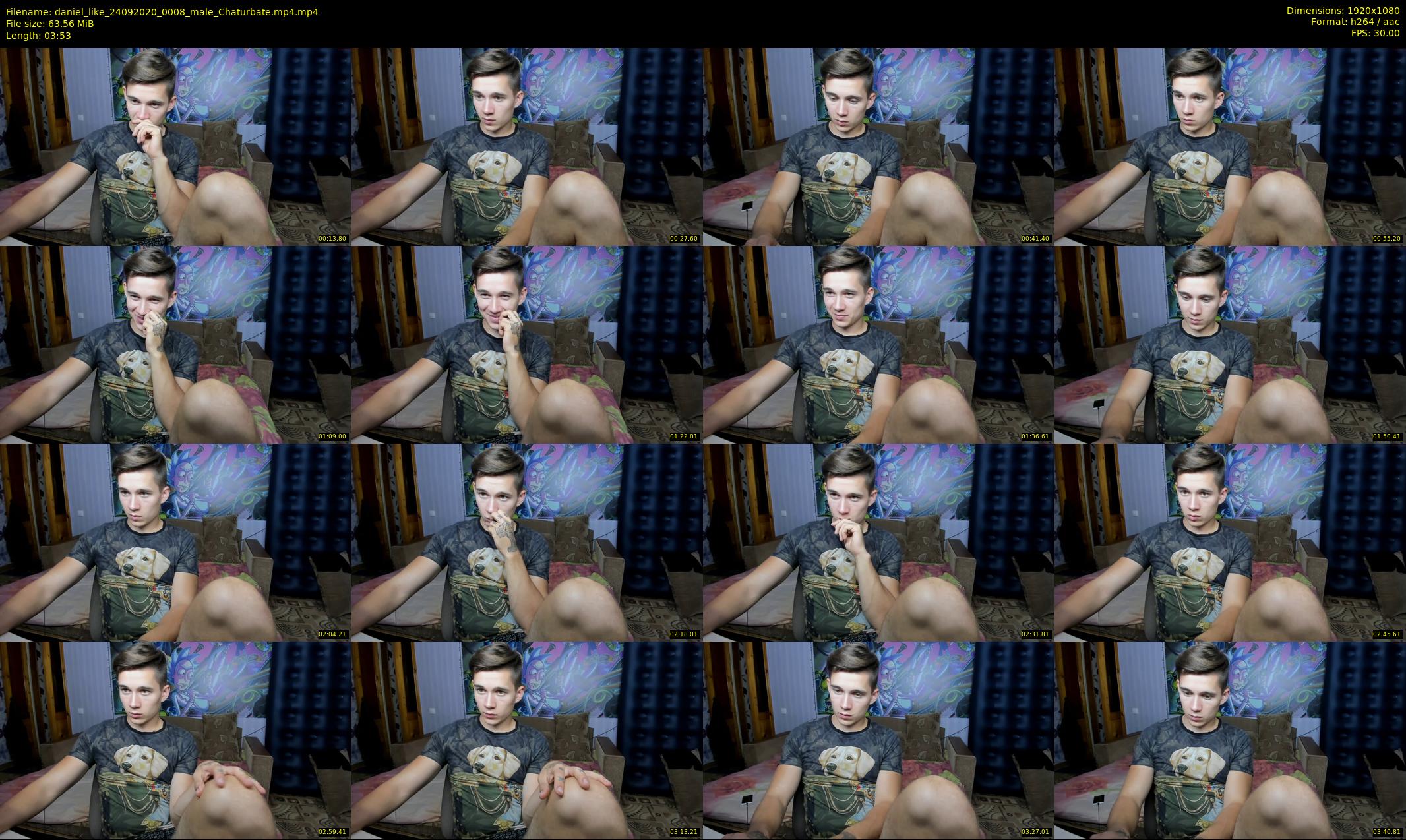 daniel_like — 4 minute Chaturbate male cam show recording, 1080p, Sep 24, 2020