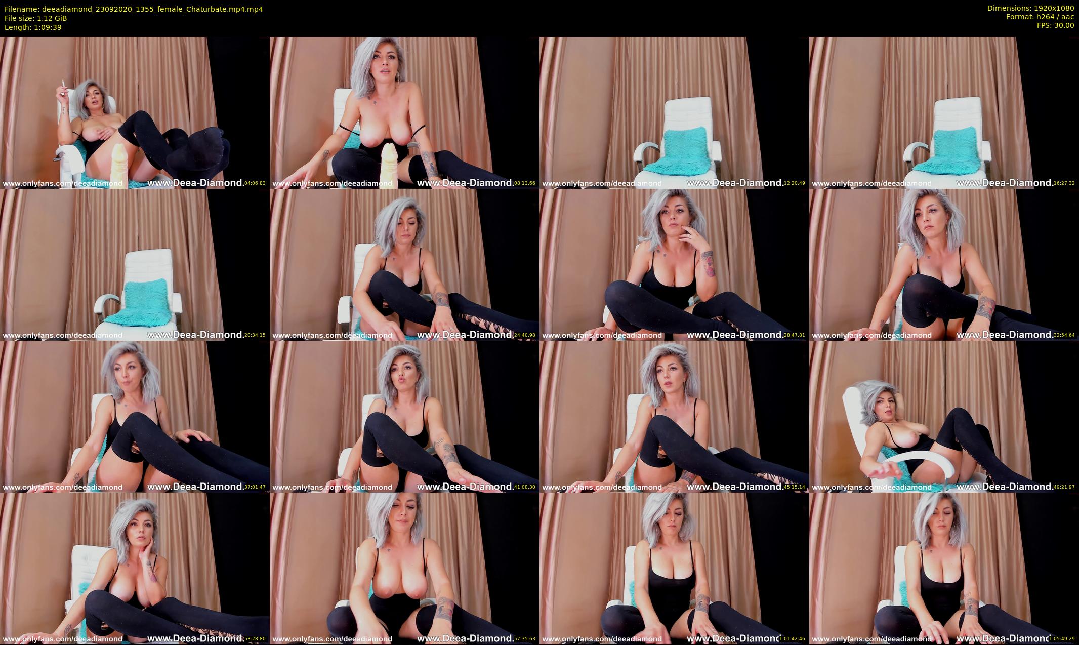 deeadiamond — 70 minute Chaturbate female cam show recording, 1080p, Sep 23, 2020