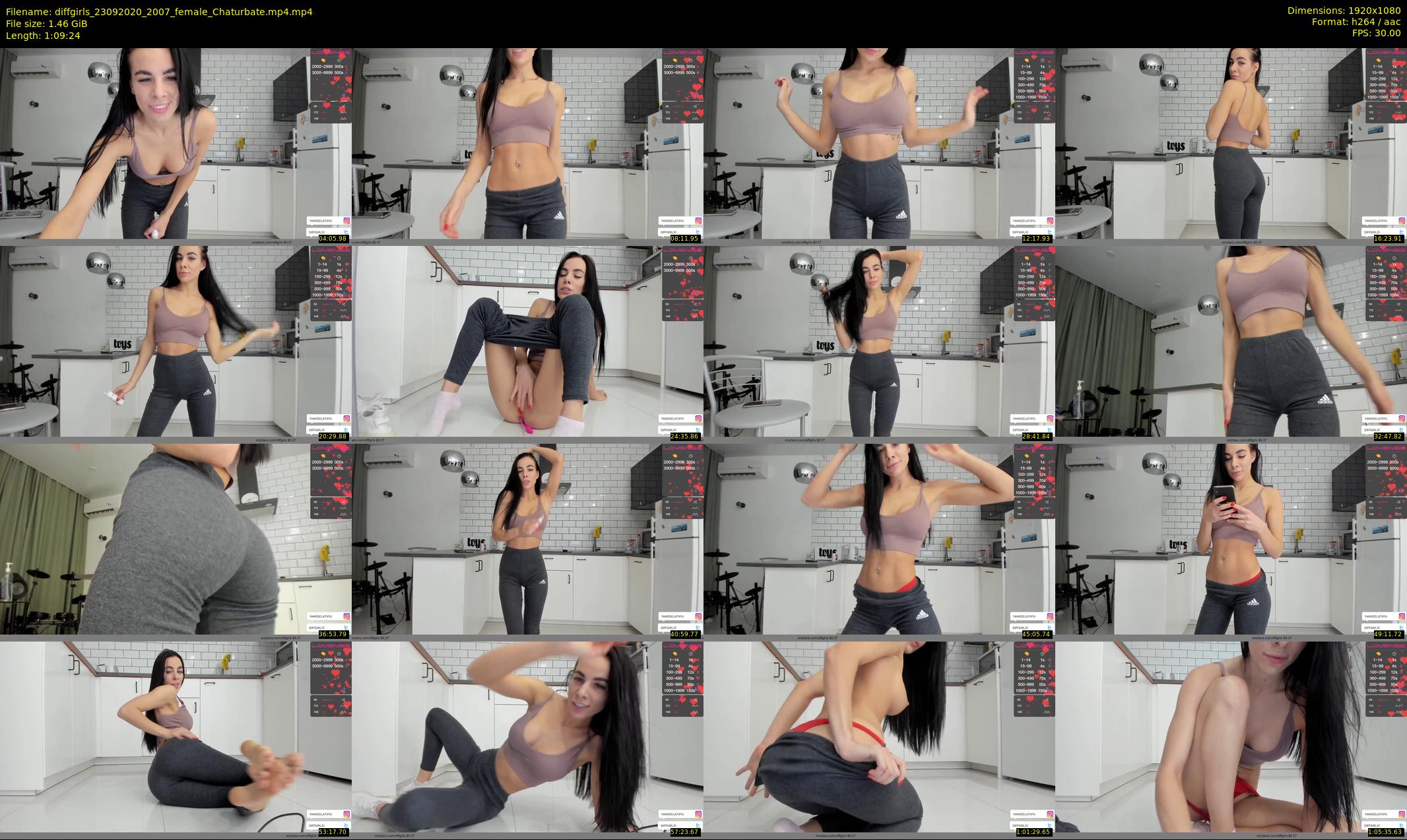 diffgirls — 70 minute Chaturbate female cam show recording, 1080p, Sep 23, 2020