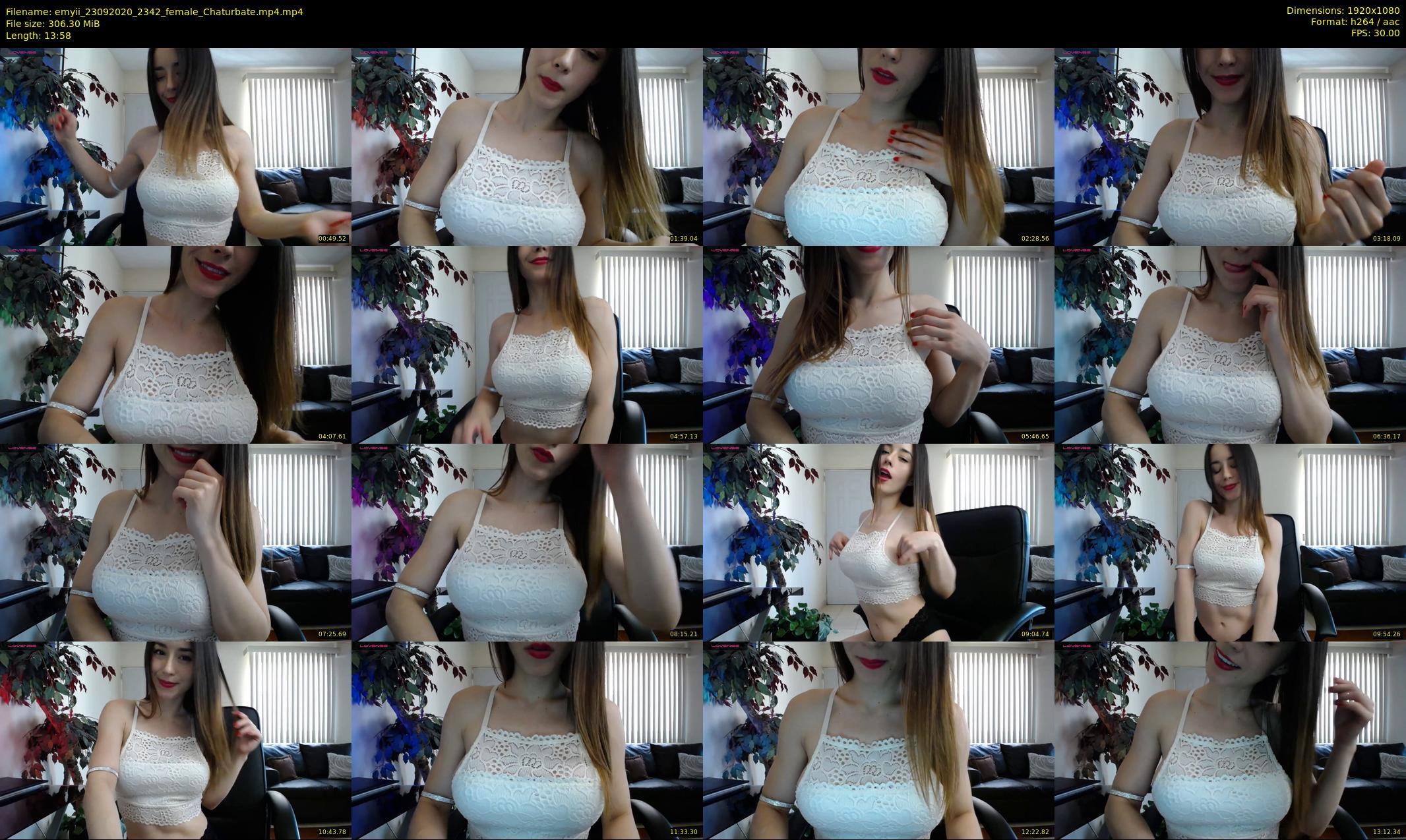 emyii — 14 minute Chaturbate female cam show recording, 1080p, Sep 23, 2020