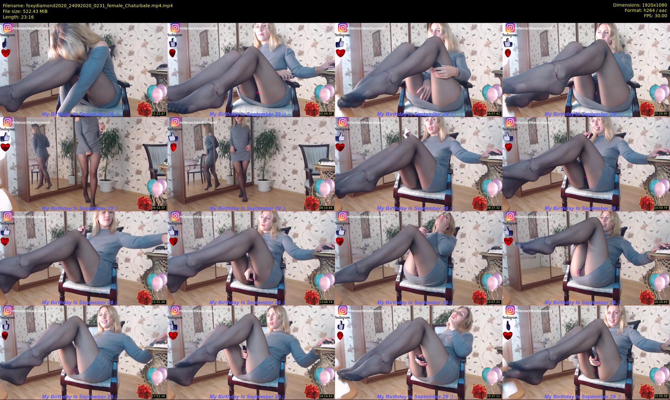 foxydiamond2020 — 24 minute Chaturbate female cam show recording, 1080p, Sep 24, 2020
