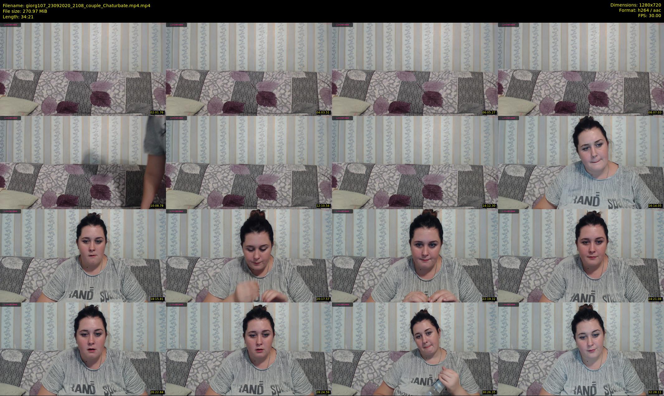 giorg107 — 35 minute Chaturbate couple cam show recording, 720p, Sep 23, 2020