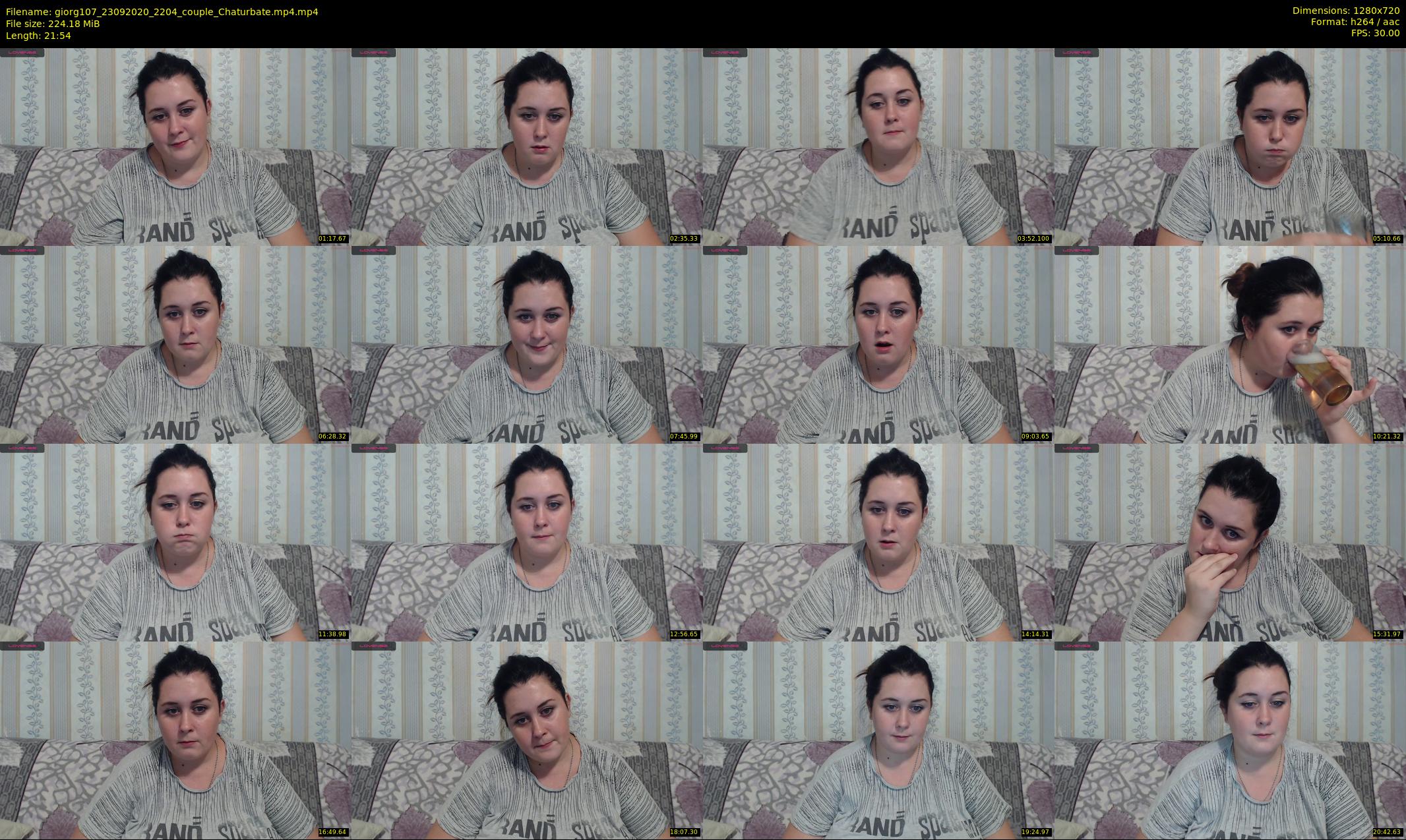 giorg107 — 22 minute Chaturbate couple cam show recording, 720p, Sep 23, 2020