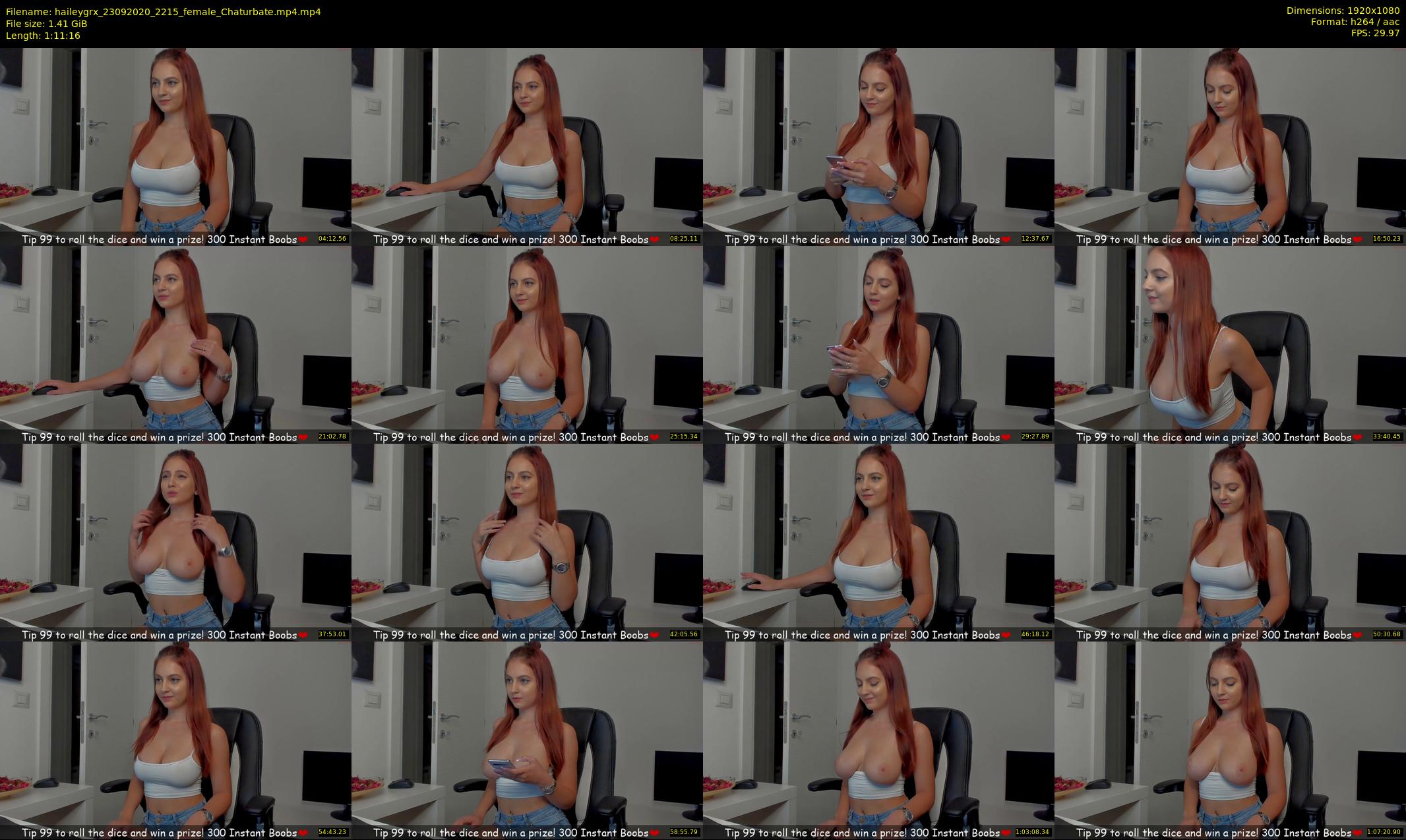 haileygrx — 72 minute Chaturbate female cam show recording, 1080p, Sep 23, 2020