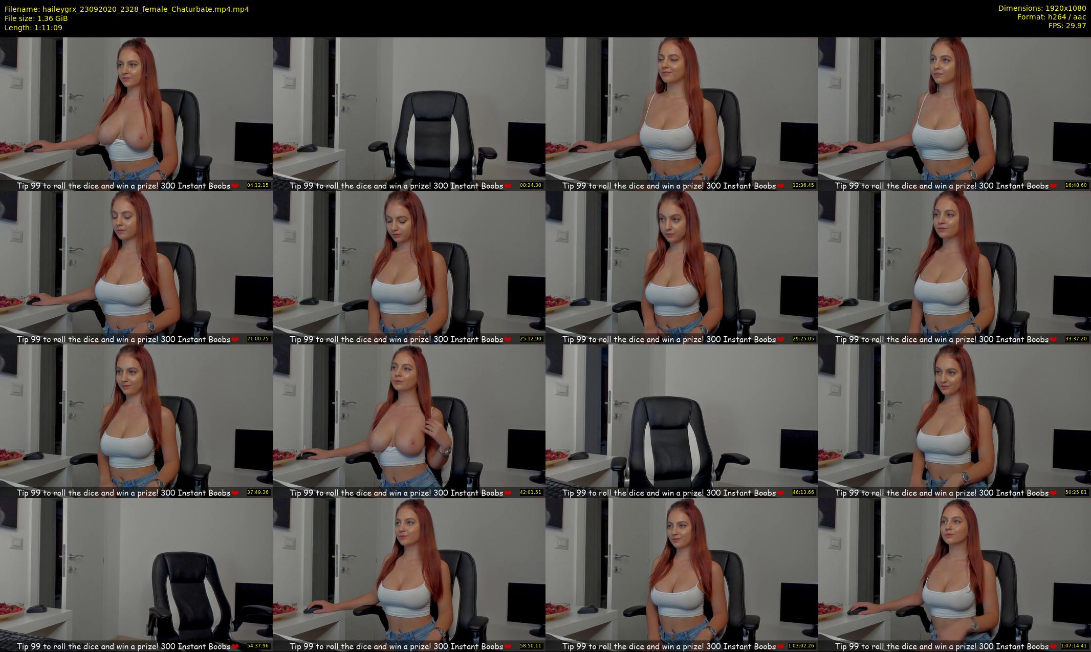haileygrx — 72 minute Chaturbate female cam show recording, 1080p, Sep 23, 2020