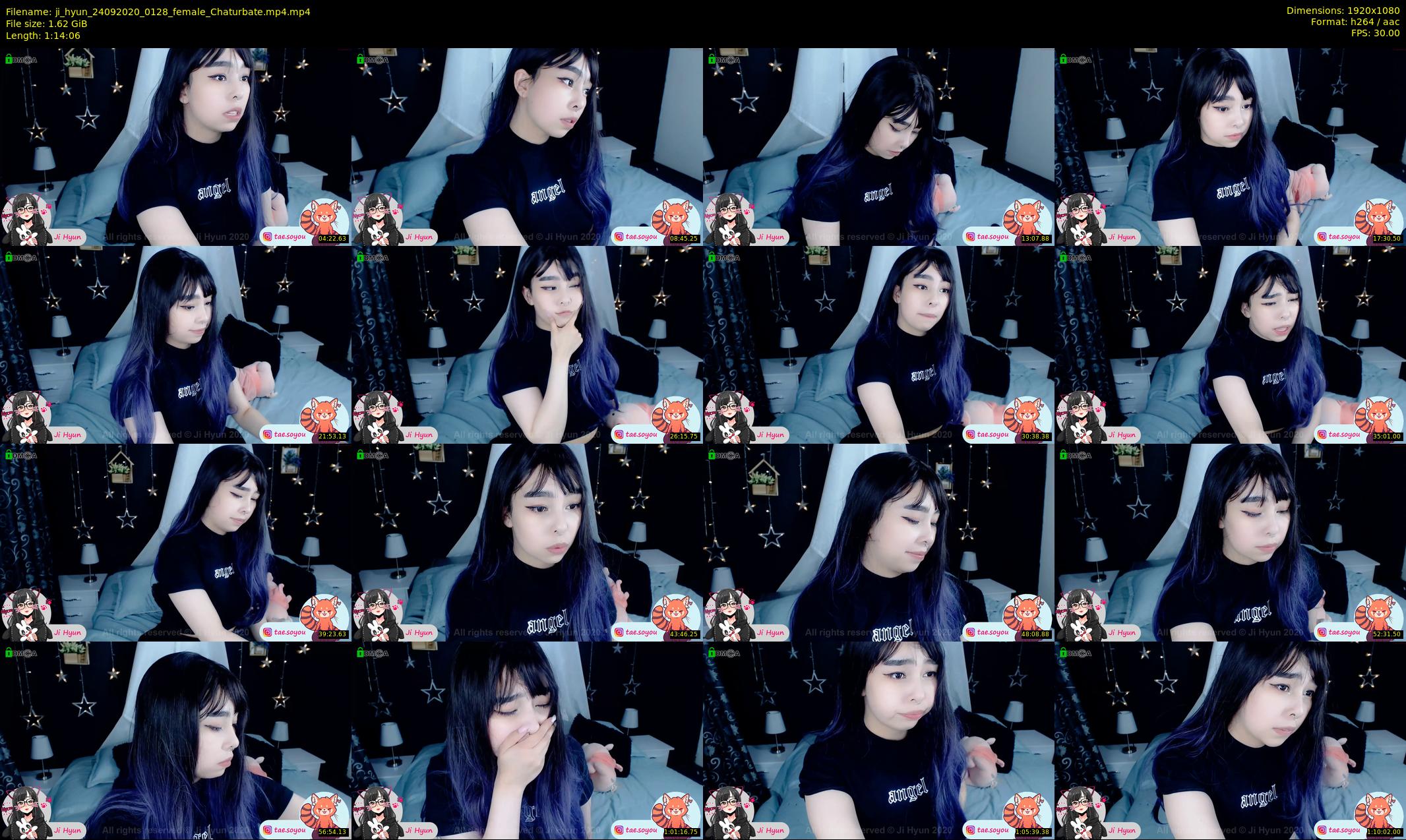 ji_hyun — 75 minute Chaturbate female cam show recording, 1080p, Sep 24, 2020