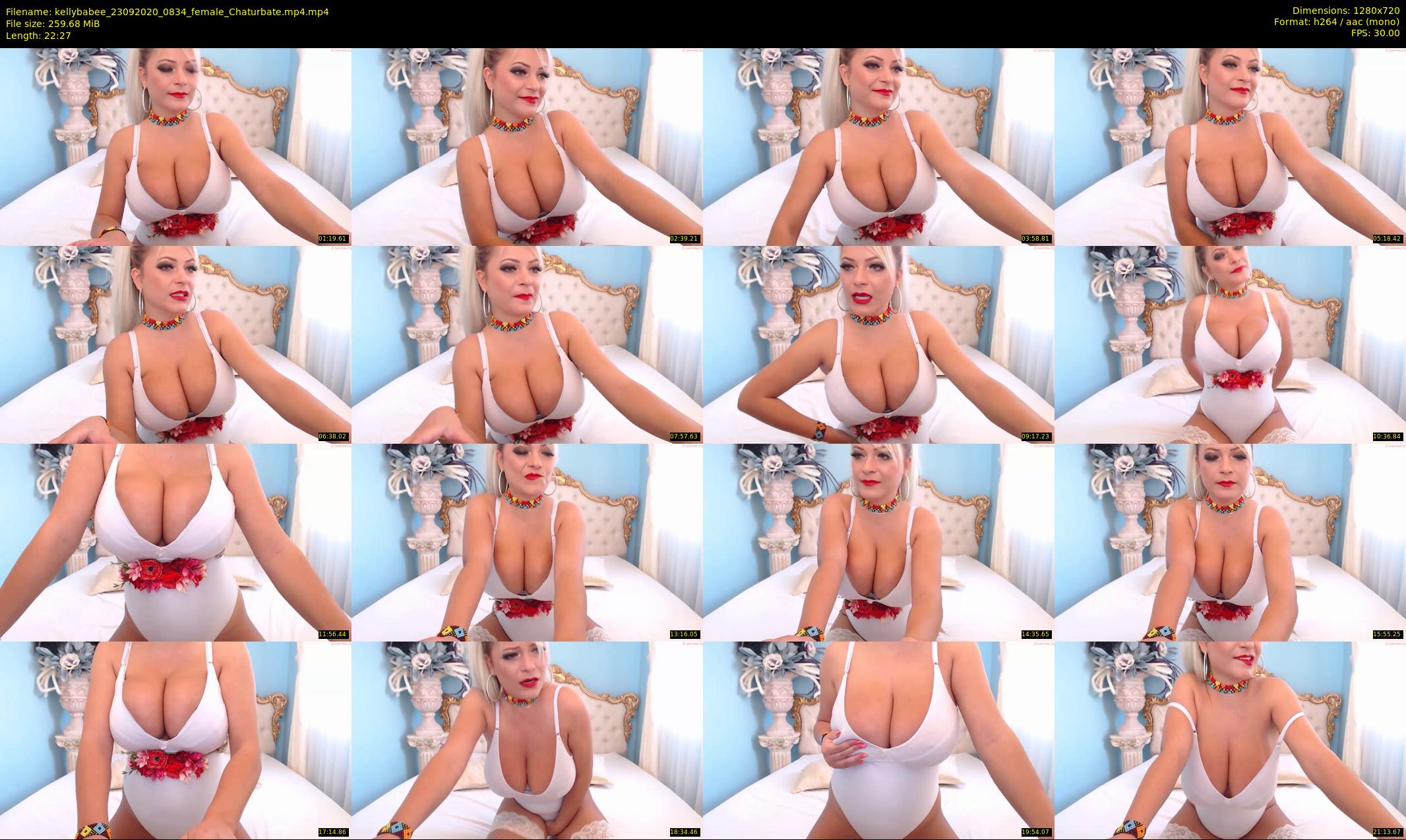 kellybabee — 23 minute Chaturbate female cam show recording, 720p, Sep 23, 2020