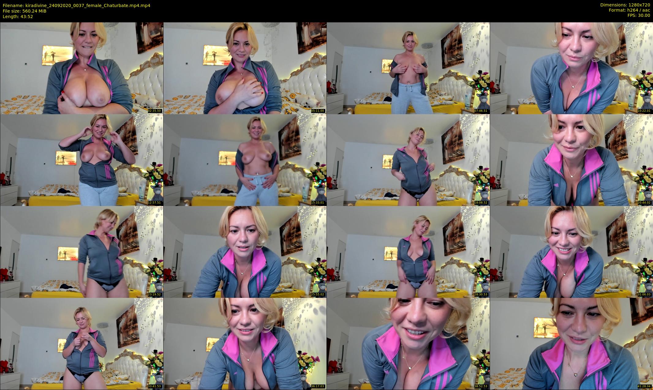 kiradivine — 44 minute Chaturbate female cam show recording, 720p, Sep 24, 2020