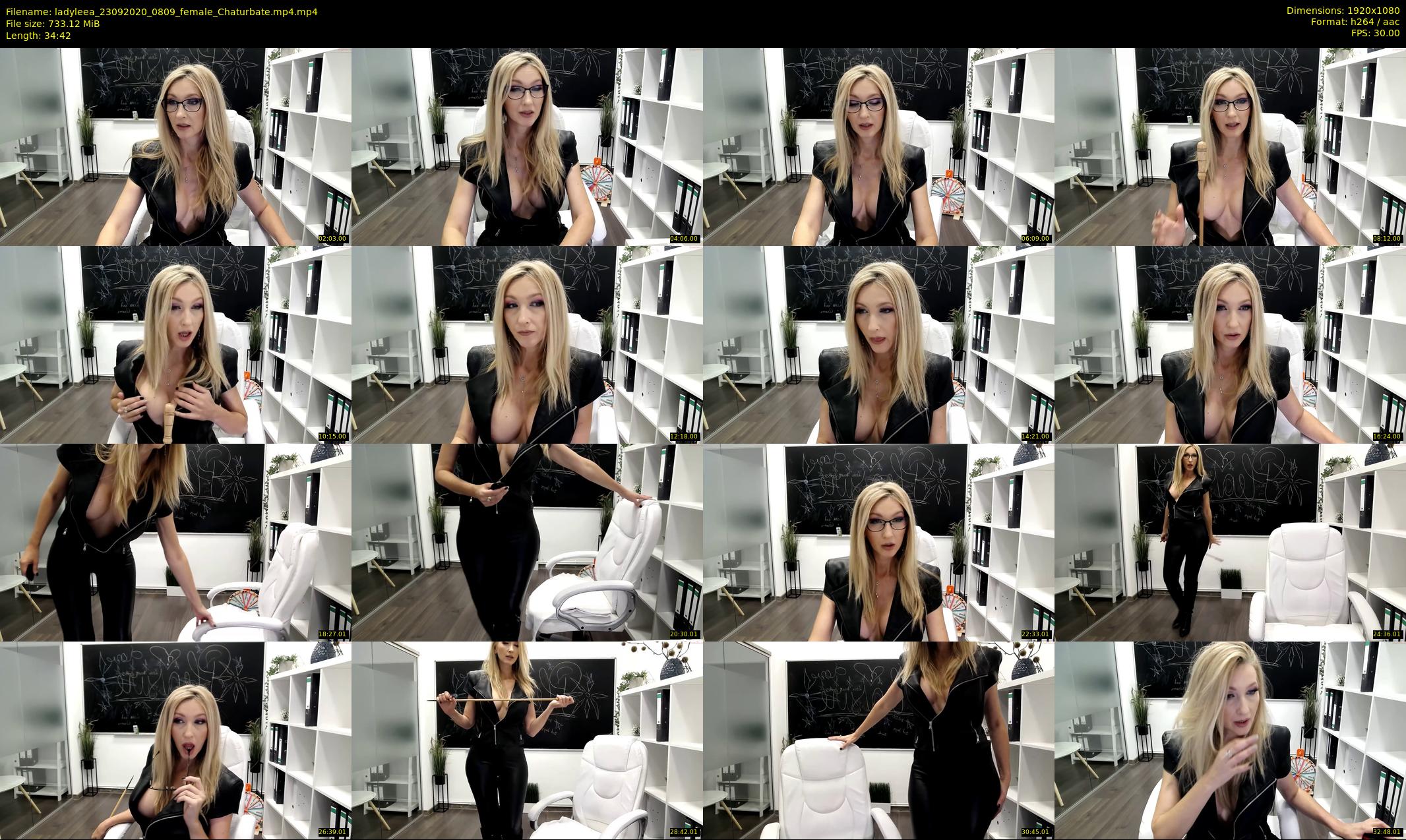 ladyleea — 35 minute Chaturbate female cam show recording, 1080p, Sep 23, 2020