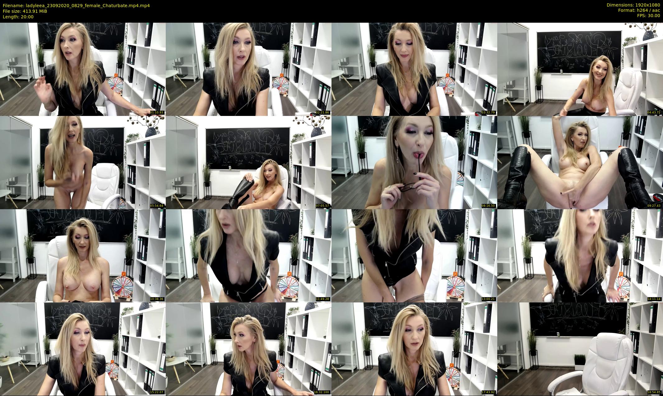 ladyleea — 20 minute Chaturbate female cam show recording, 1080p, Sep 23, 2020