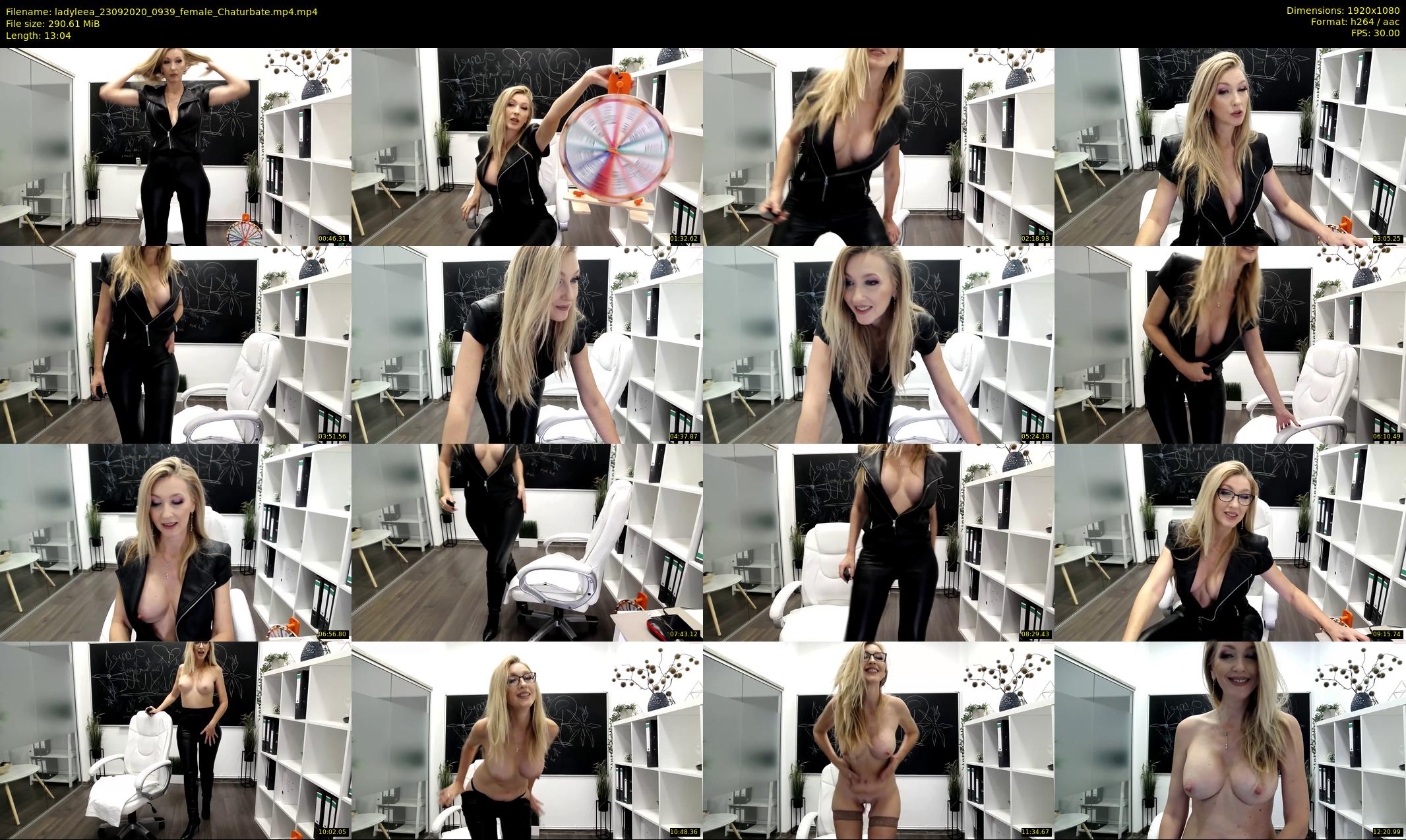 ladyleea — 14 minute Chaturbate female cam show recording, 1080p, Sep 23, 2020