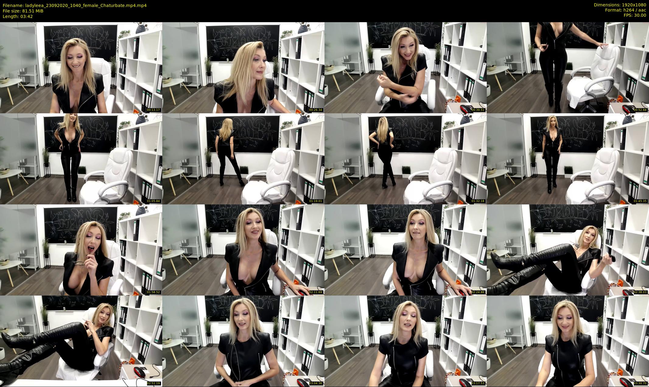 ladyleea — 4 minute Chaturbate female cam show recording, 1080p, Sep 23, 2020