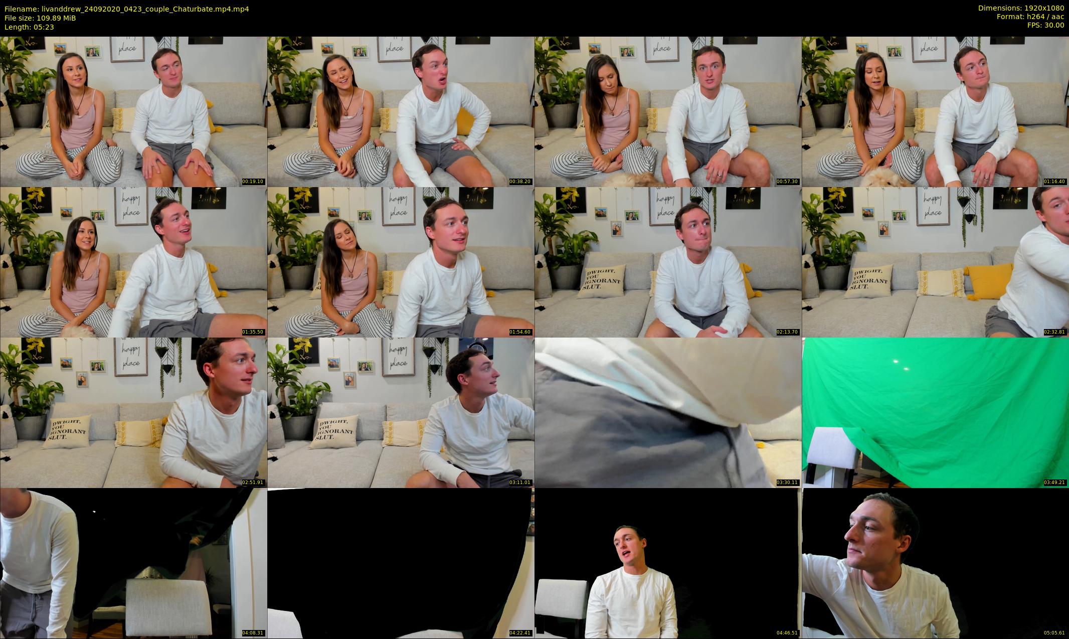 livanddrew — 6 minute Chaturbate couple cam show recording, 1080p, Sep 24, 2020