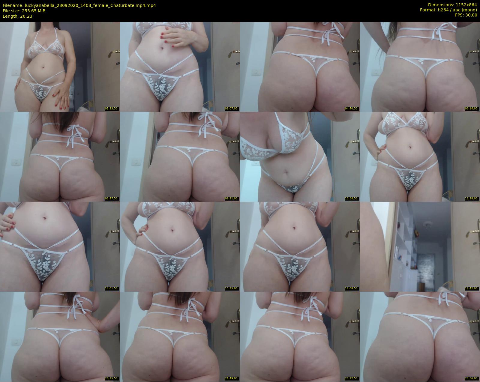 luckyanabella — 27 minute Chaturbate female cam show recording, 720p, Sep 23, 2020