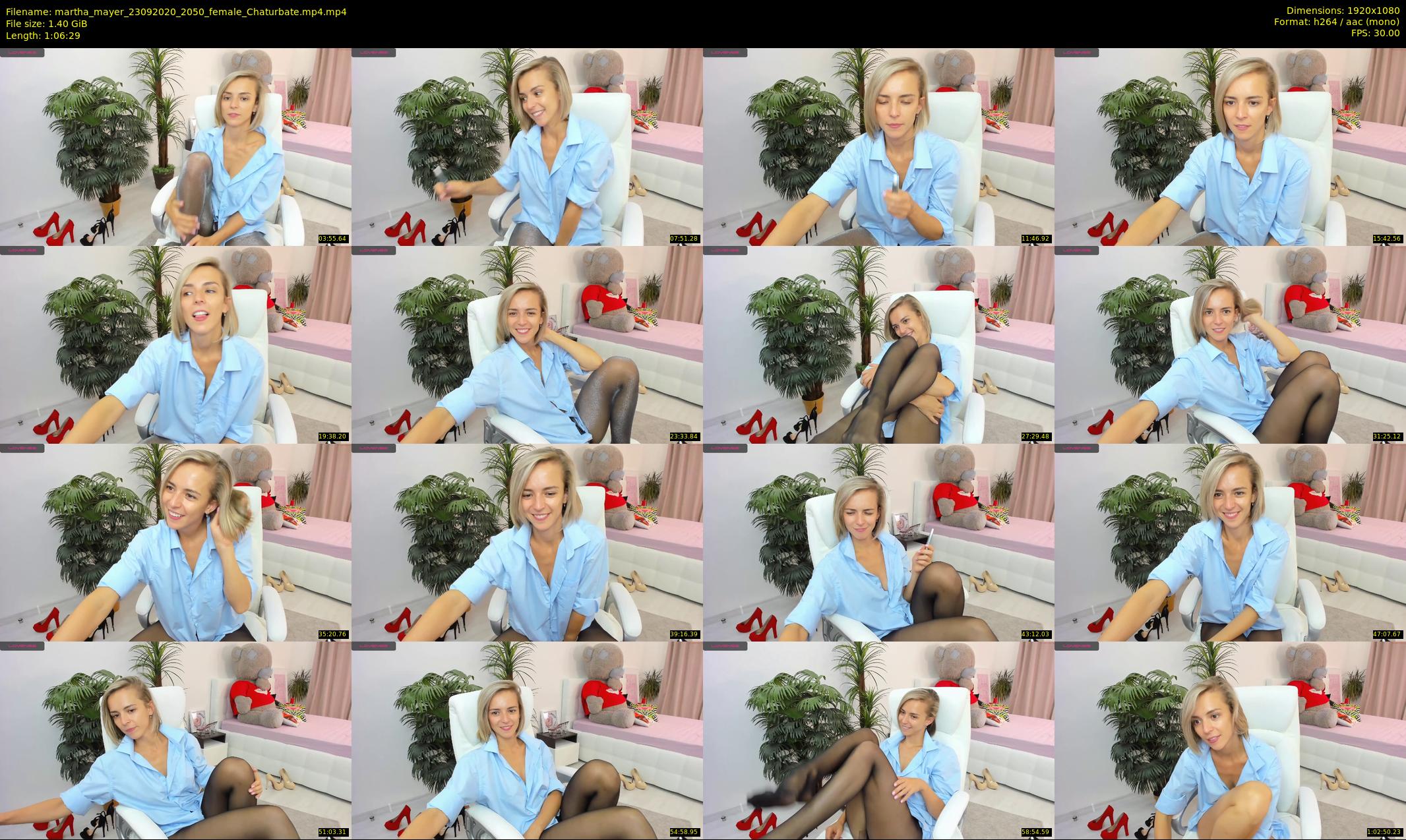 martha_mayer — 67 minute Chaturbate female cam show recording, 1080p, Sep 23, 2020