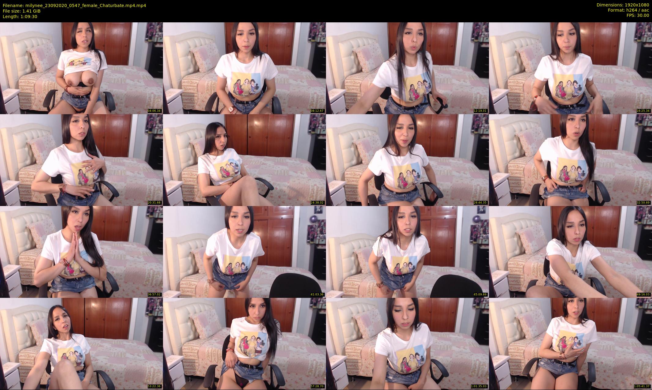 milynee — 70 minute Chaturbate female cam show recording, 1080p, Sep 23, 2020