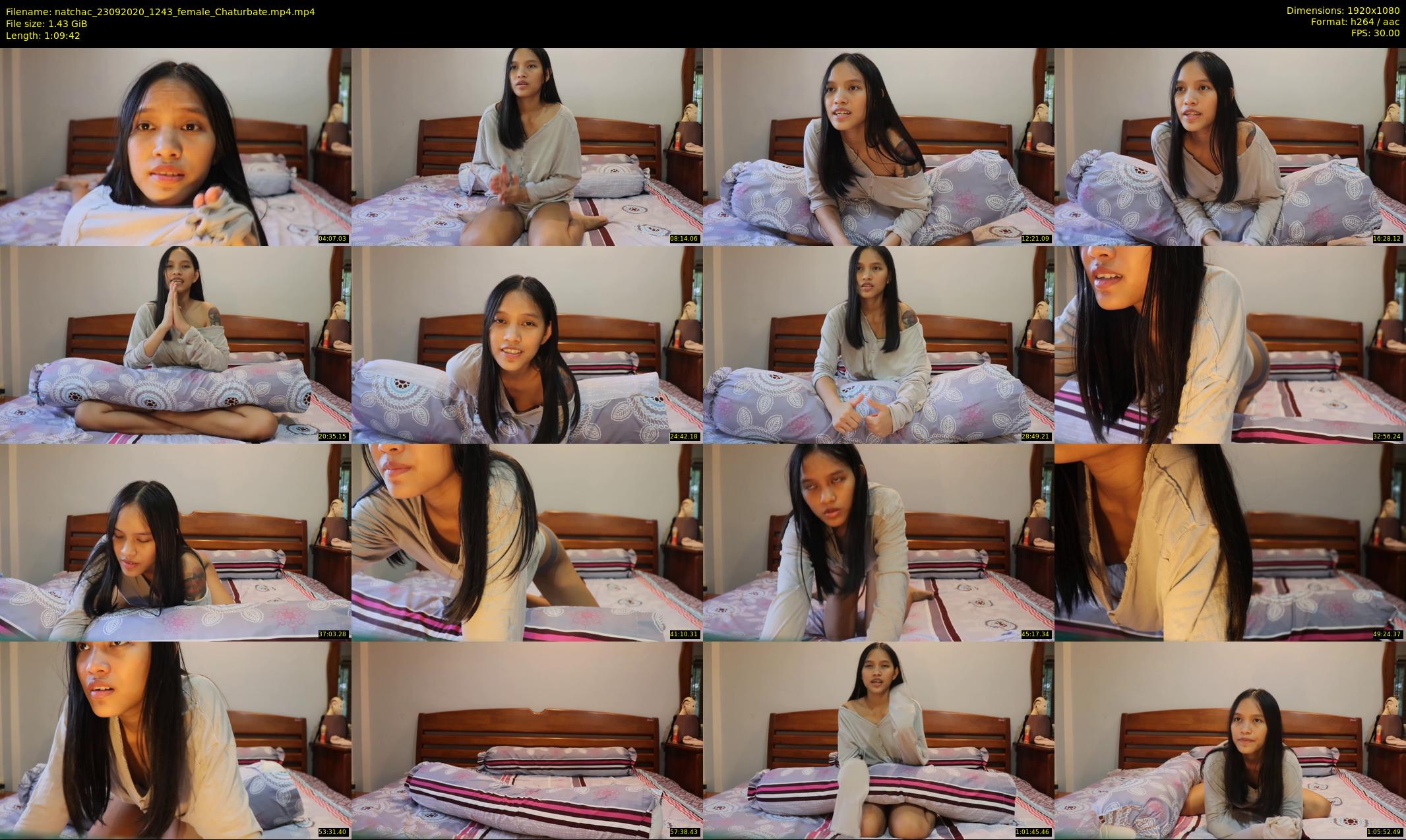 natchac — 70 minute Chaturbate female cam show recording, 1080p, Sep 23, 2020
