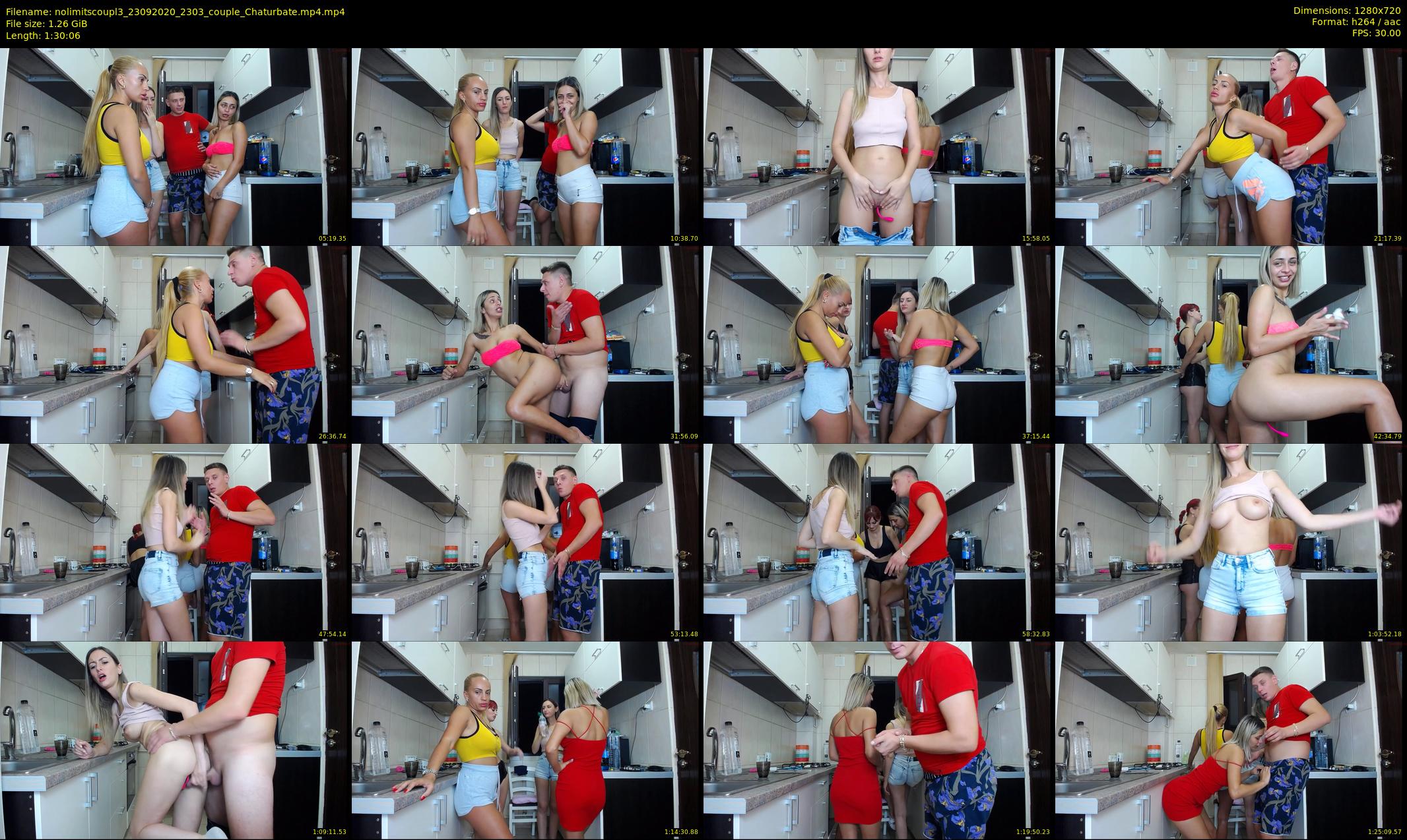 nolimitscoupl3 — 91 minute Chaturbate couple cam show recording, 720p, Sep 23, 2020