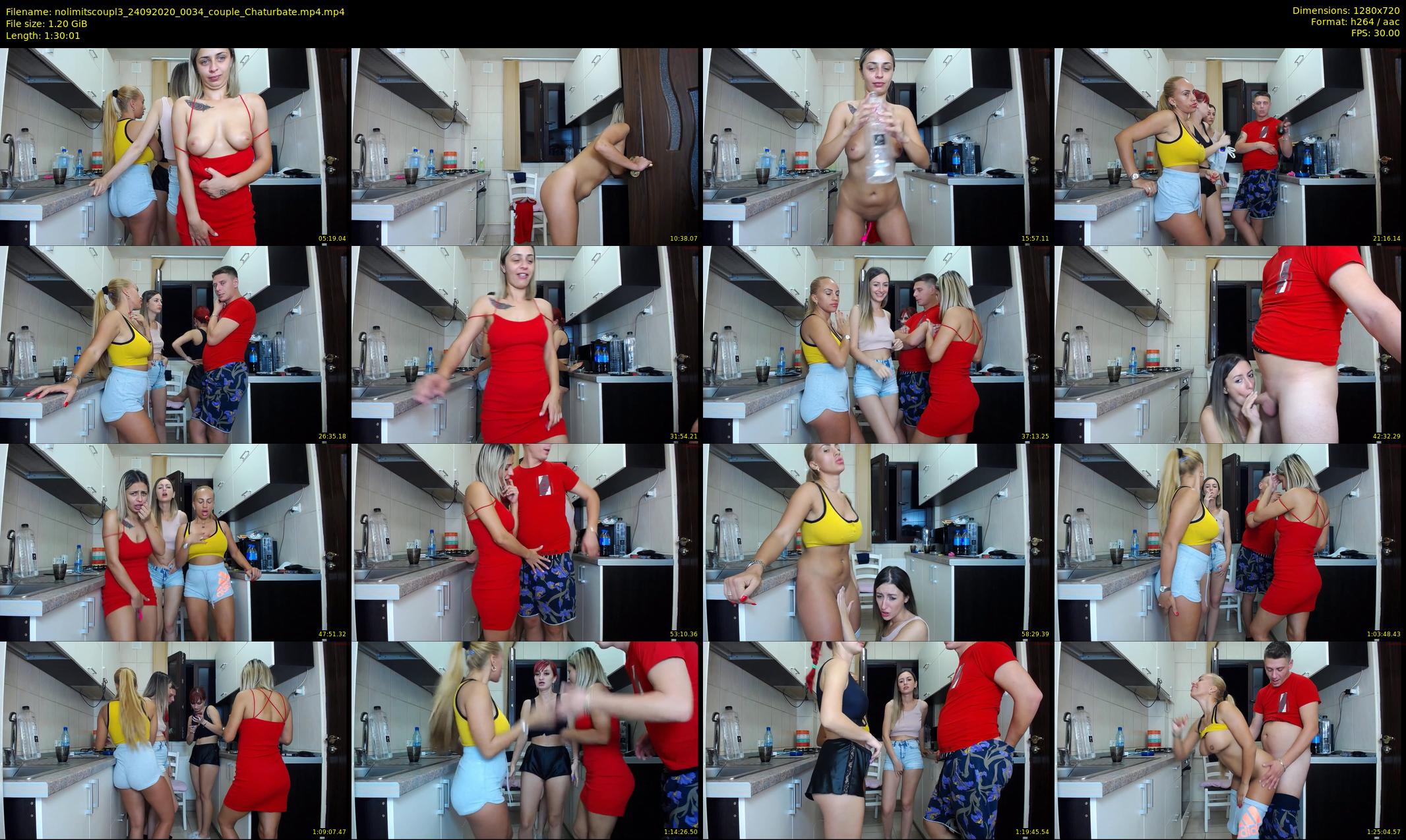nolimitscoupl3 — 91 minute Chaturbate couple cam show recording, 720p, Sep 24, 2020