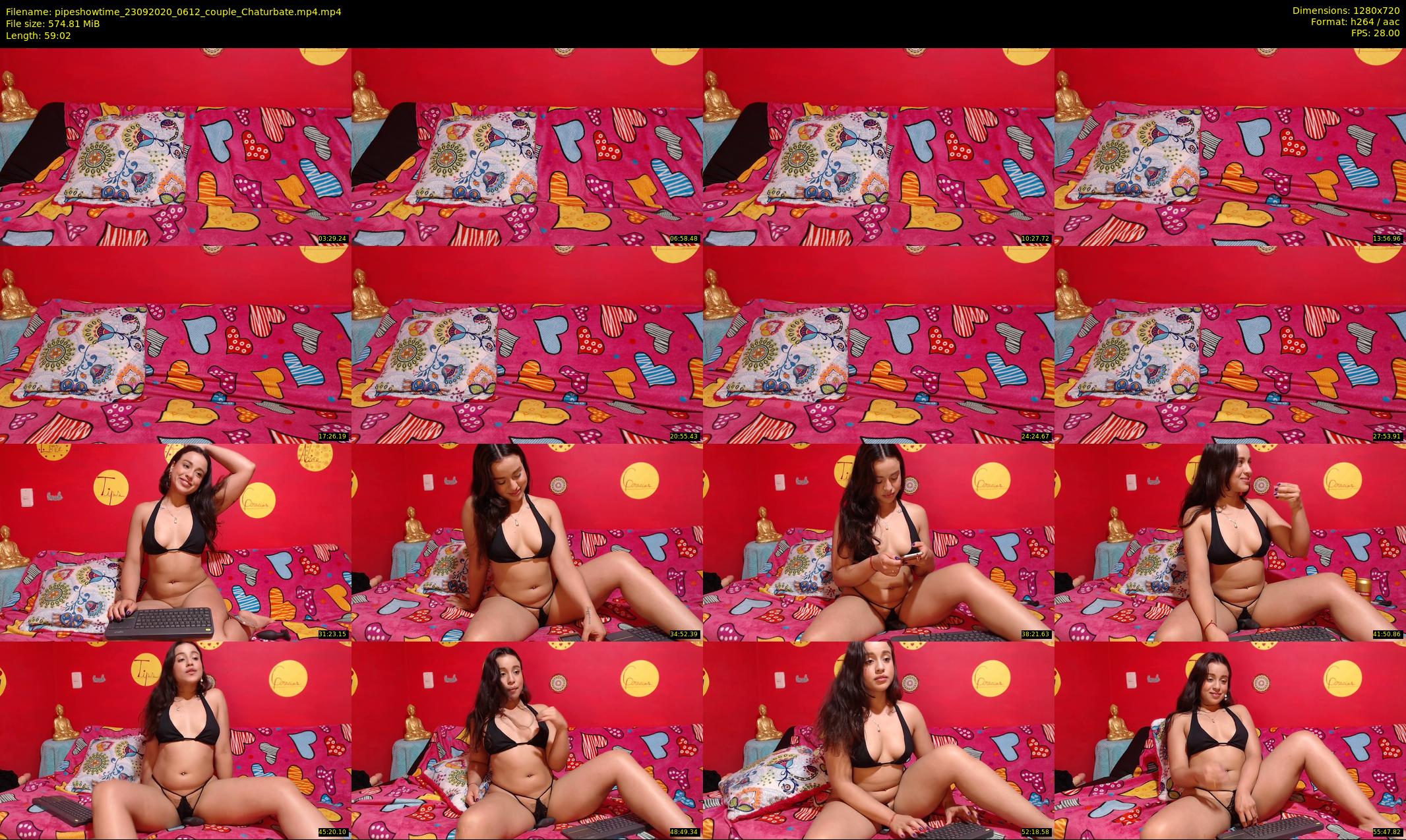 pipeshowtime — 60 minute Chaturbate couple cam show recording, 720p, Sep 23, 2020