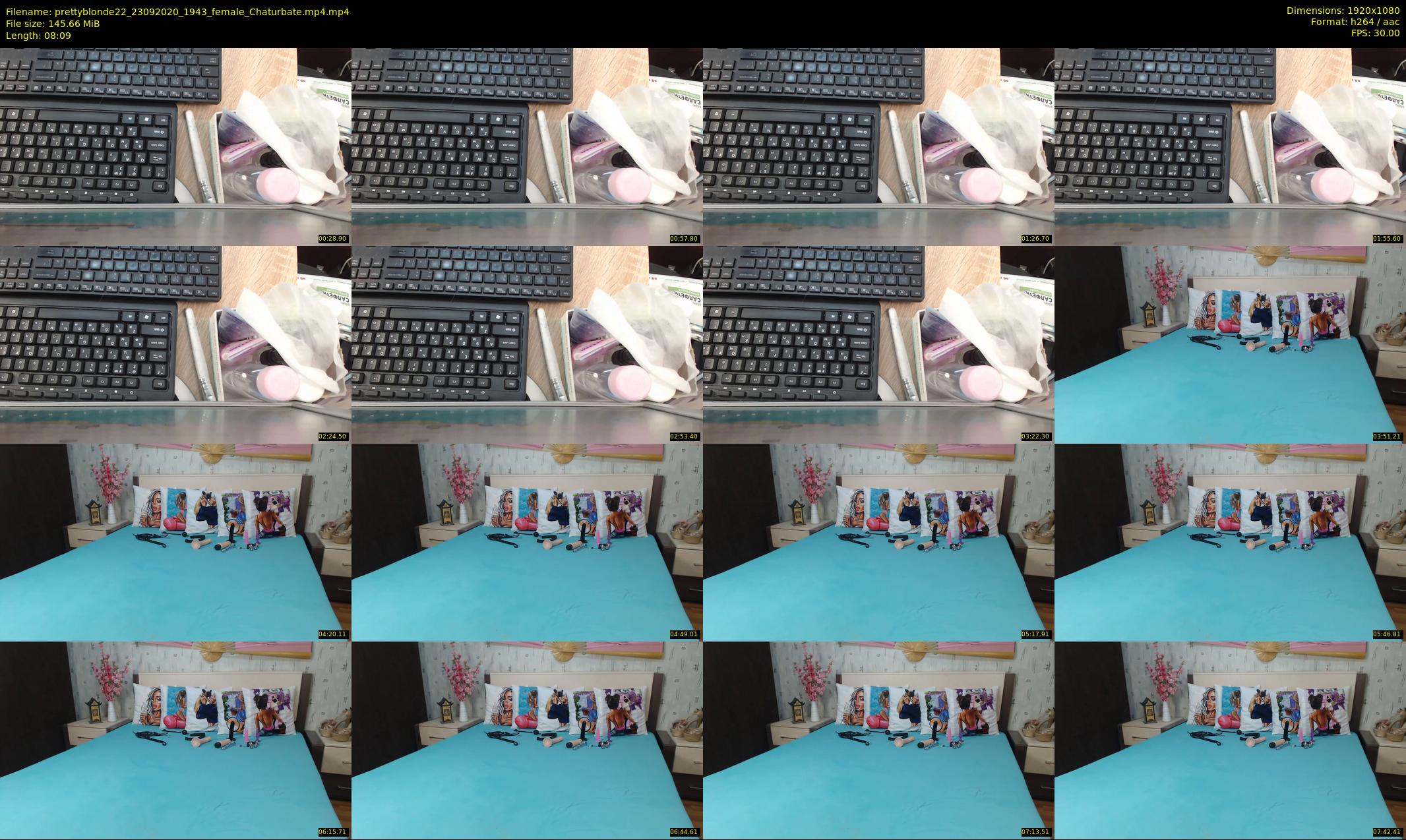 prettyblonde22 — 9 minute Chaturbate female cam show recording, 1080p, Sep 23, 2020