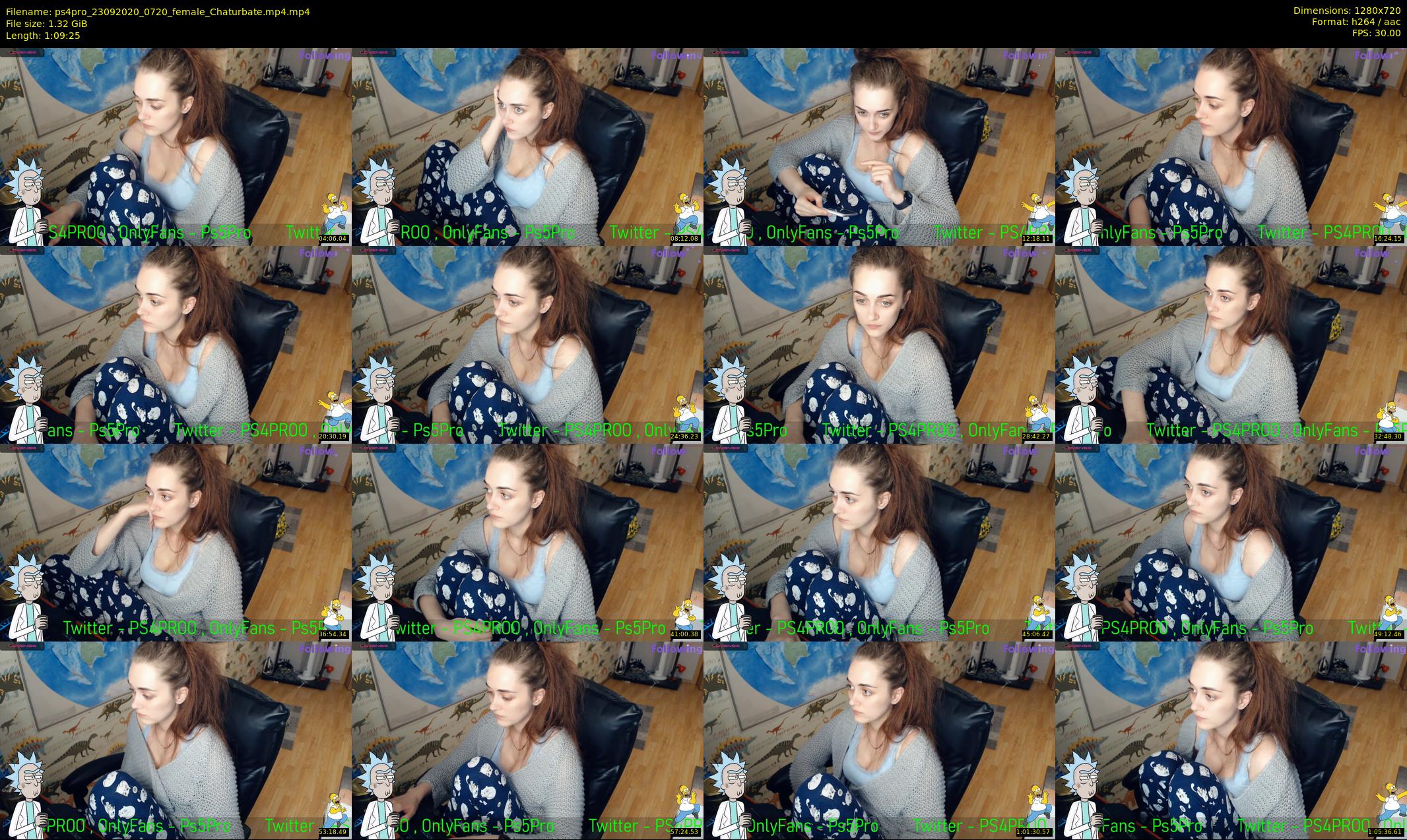 ps4pro — 70 minute Chaturbate female cam show recording, 720p, Sep 23, 2020