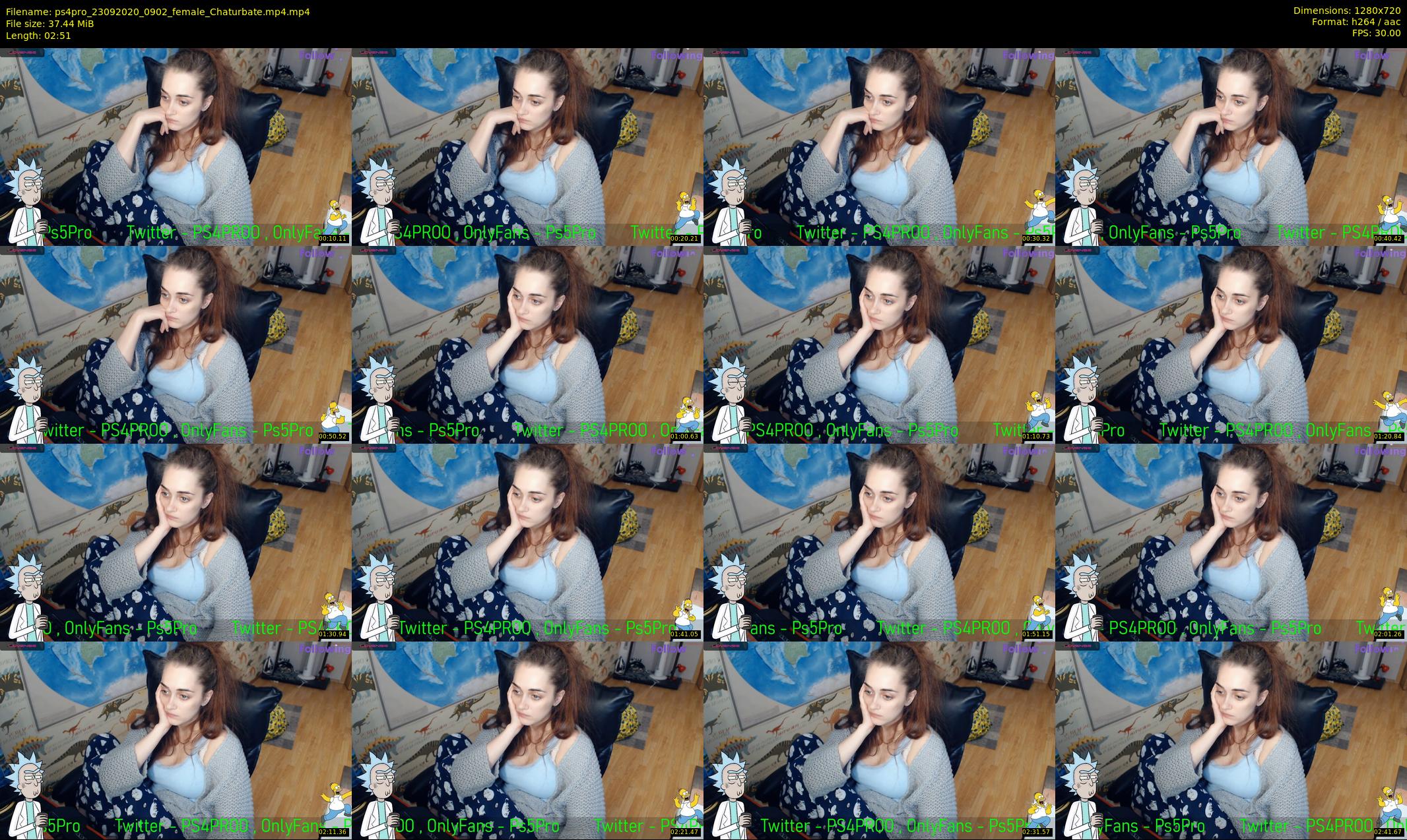 ps4pro — 3 minute Chaturbate female cam show recording, 720p, Sep 23, 2020