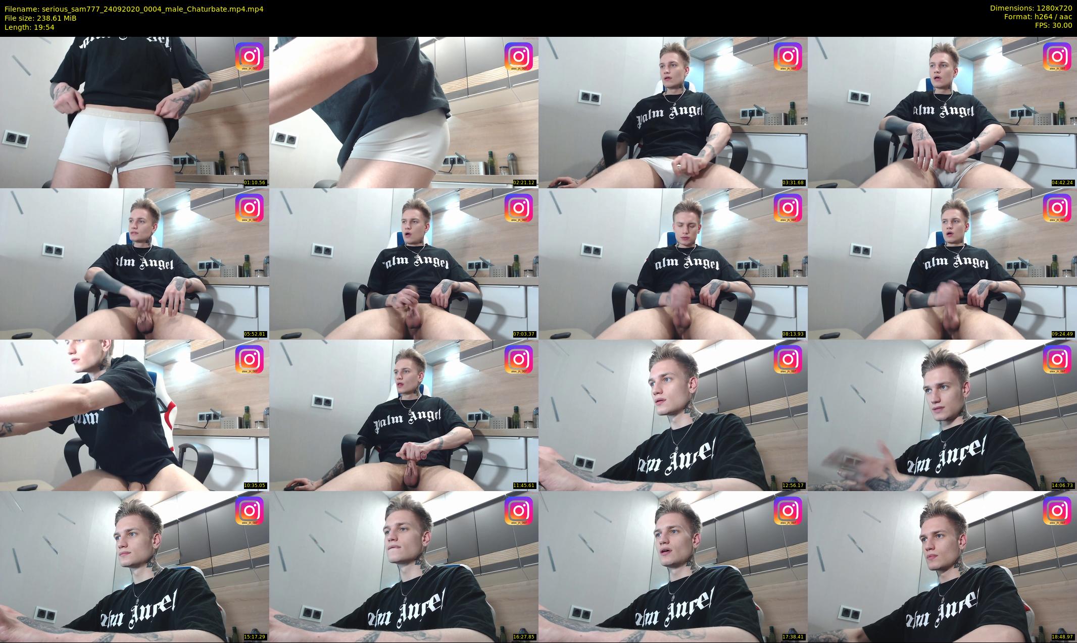 serious_sam777 — 20 minute Chaturbate male cam show recording, 720p, Sep 24, 2020
