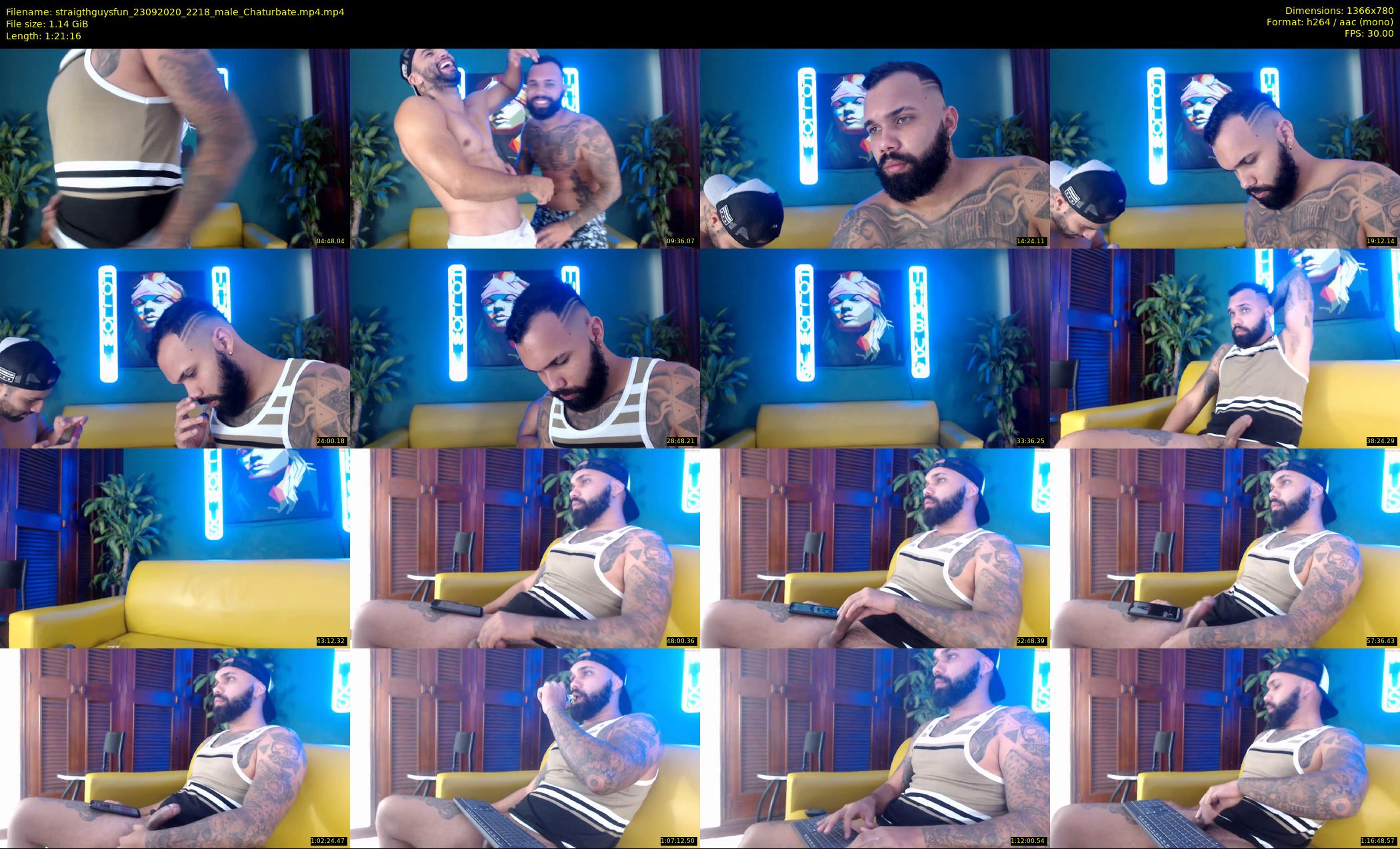 straigthguysfun — 82 minute Chaturbate male cam show recording, 720p, Sep 23, 2020